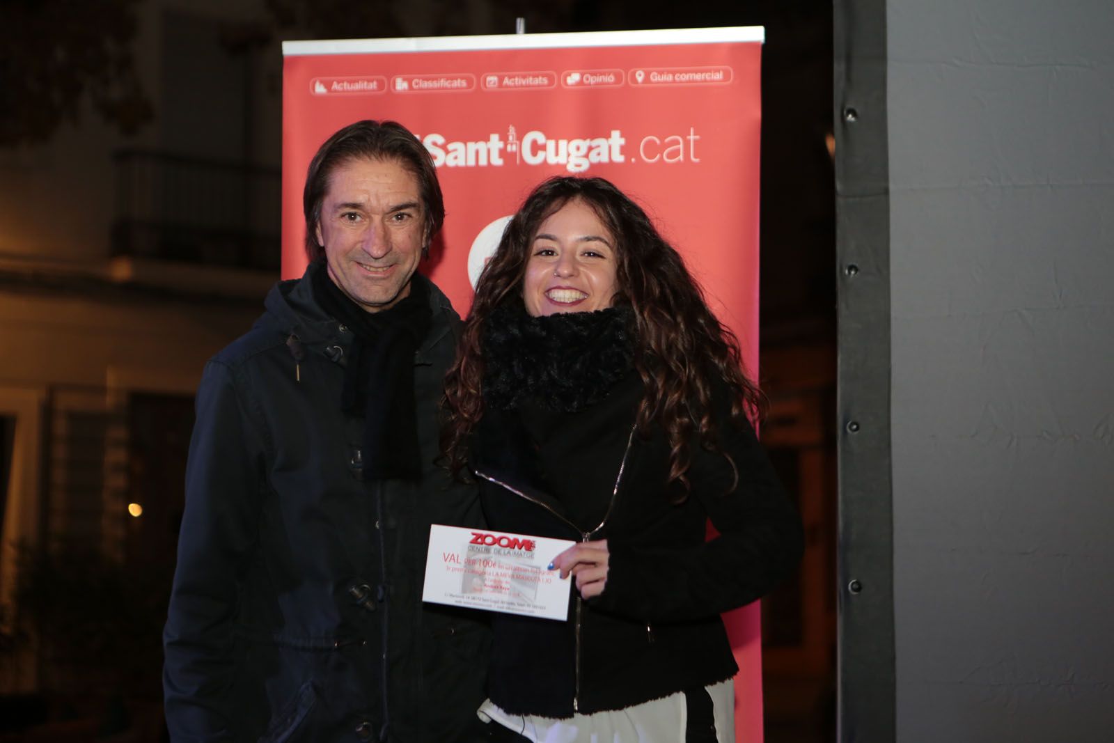 El tercer premi de la Categoria La meva mascota i jo és per la foto feta per Andrea Raya