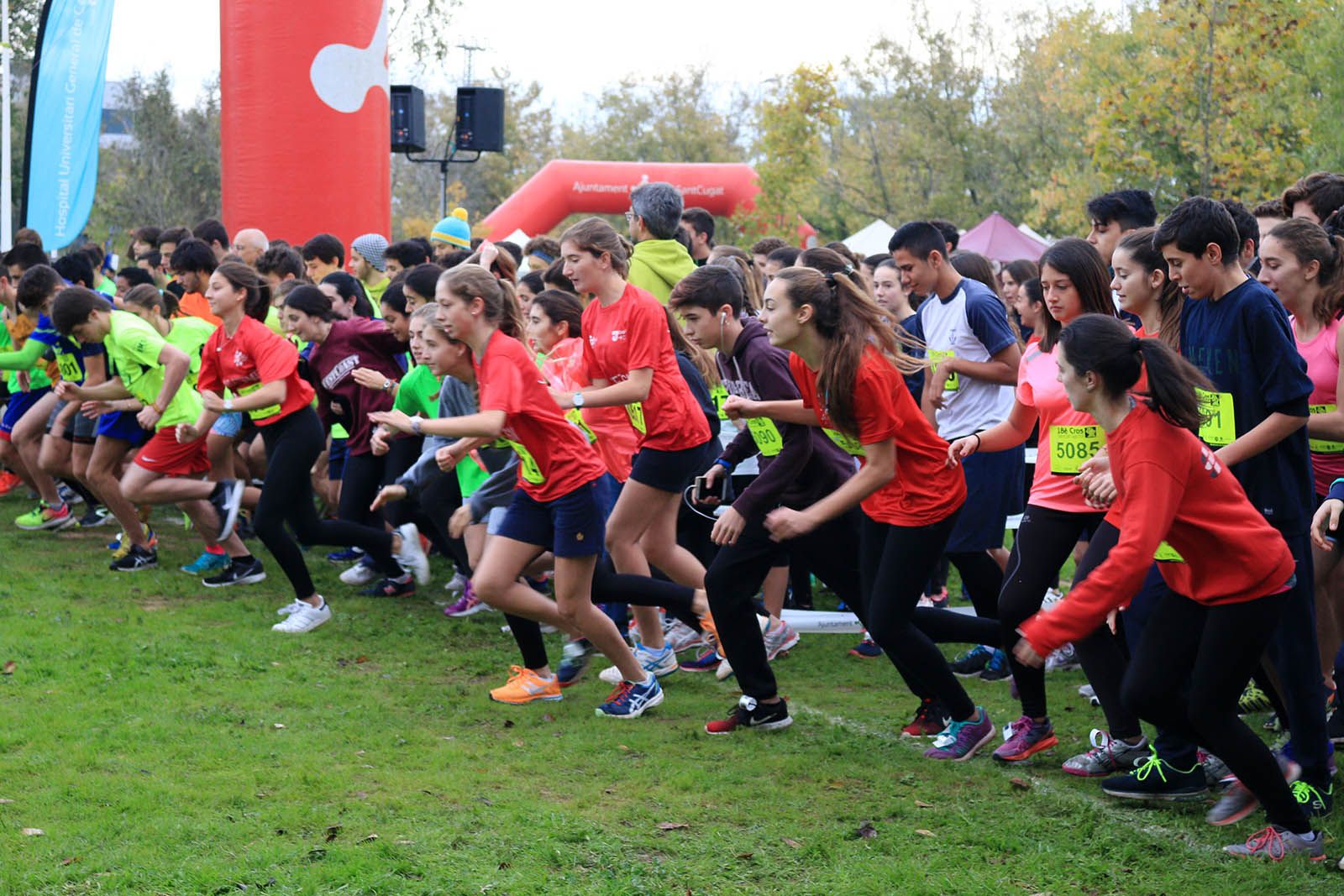 El 19è Cros Ciutat de Sant Cugat es fa el diumenge 12 de novembre al Parc de la Pollancreda. FOTO: Lali Álvarez