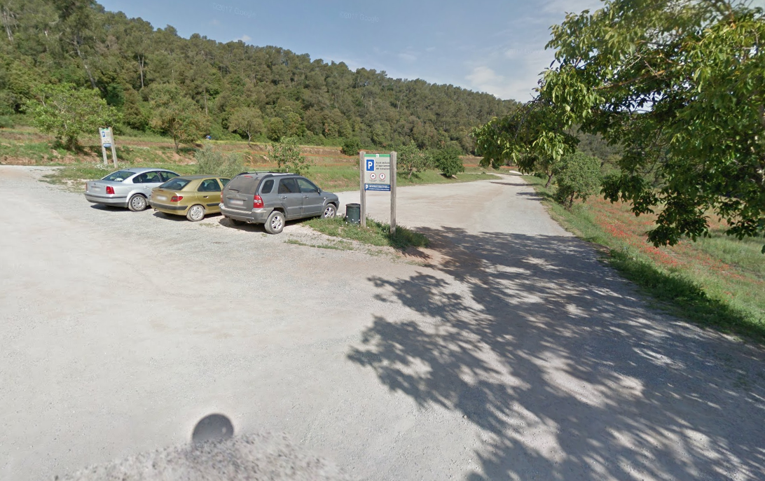 L'aparcament de Can Borrell FOTO: Google Maps