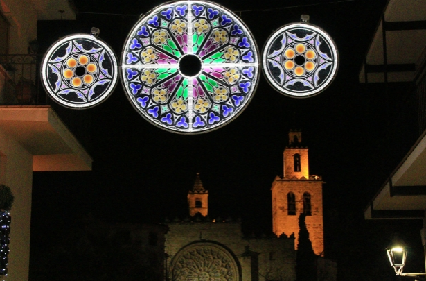 L'any passat, Sant Cugat va estrenar llums de Nadal FOTO: Lali Àlvarez 