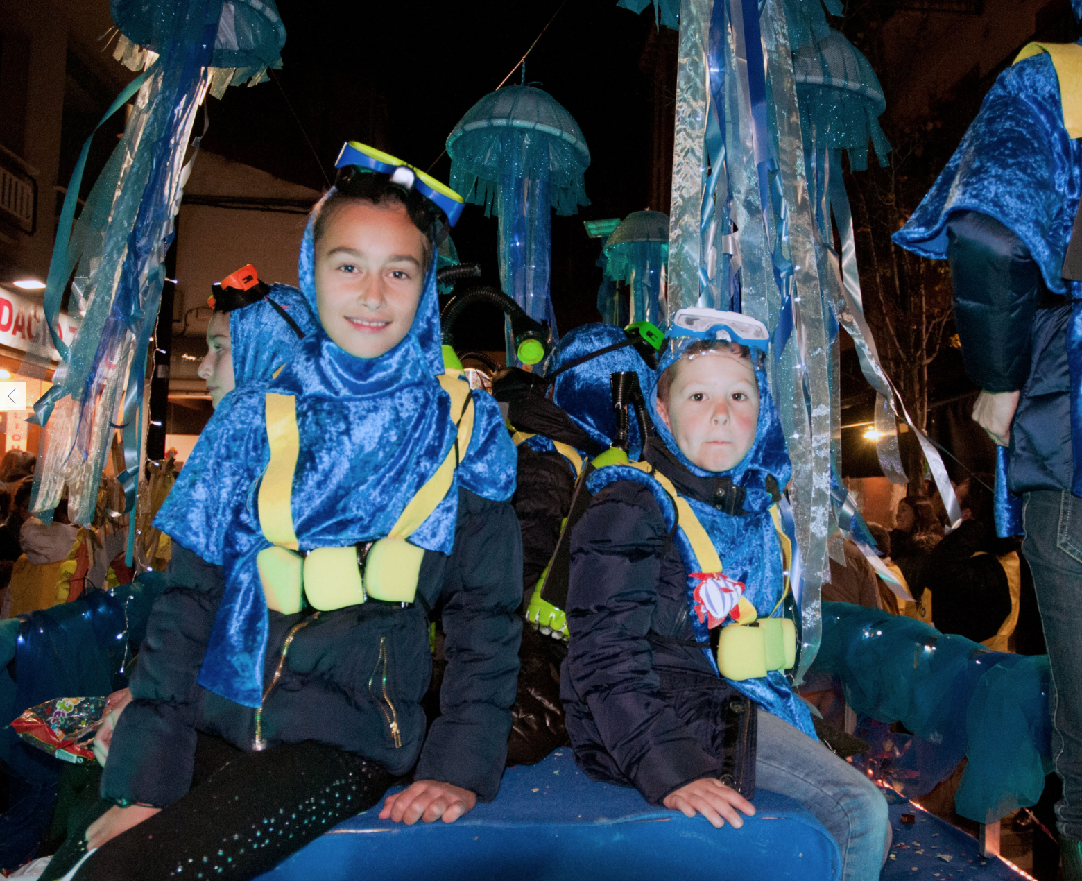La carrossa del Club Tennis Natació, guanyadora de la 17ena edició del concurs FOTO: Bernat Millet