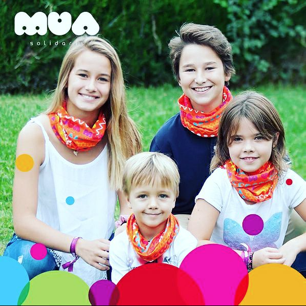 Campanya "Posa't el tubular BUFF®" FOTO: Associació Mua Solidaris