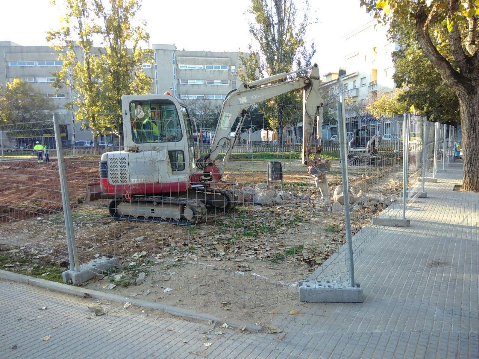 Les obres al parc d'Ildefons Cerdà ja han començat FOTO: Ajuntament de Sant Cugat
