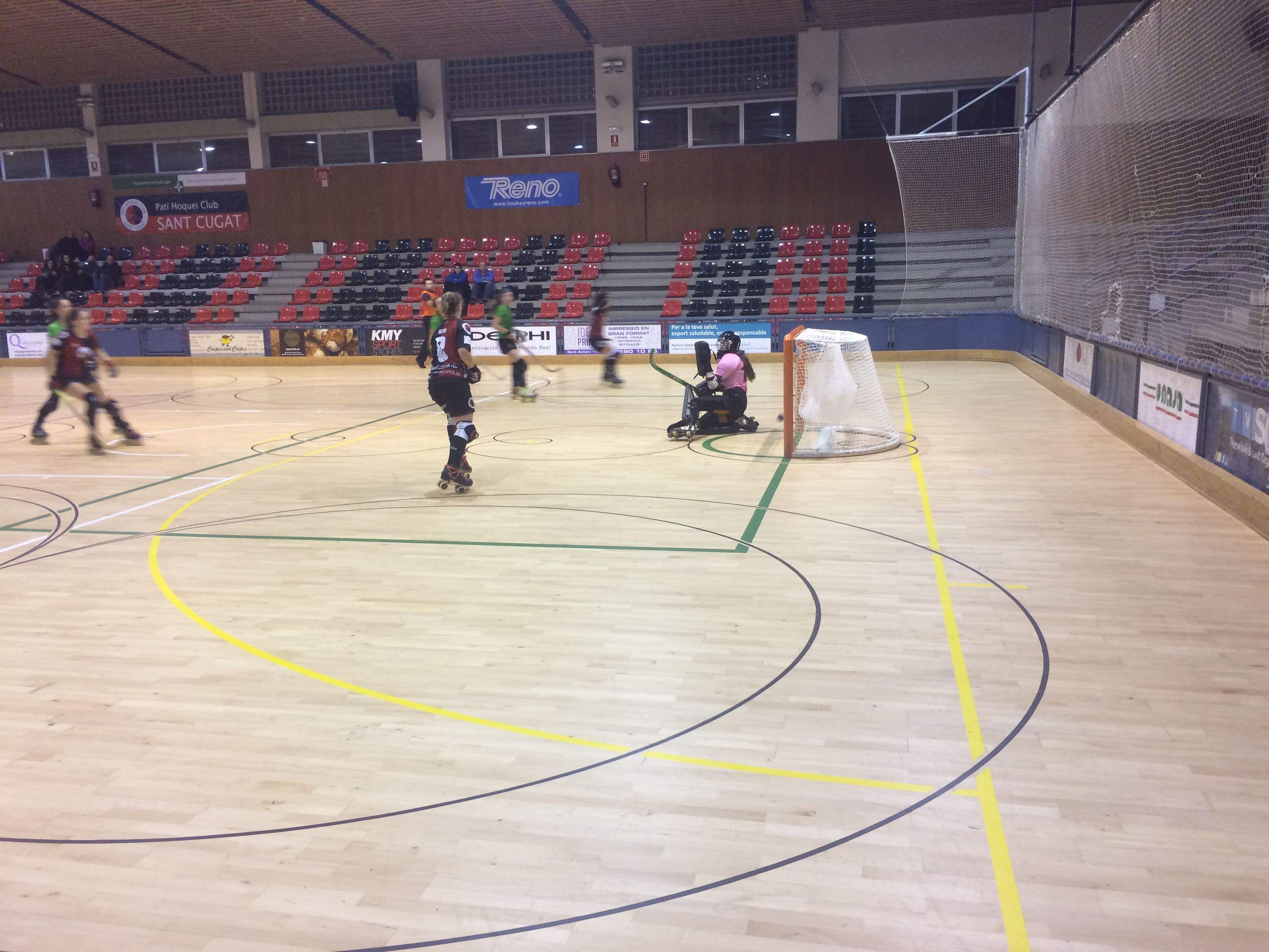 El Patí Hoquei Club Sant Cugat ha guanyat (8-2) el CHP Bigues o Riells B. FOTO: À. L. P.