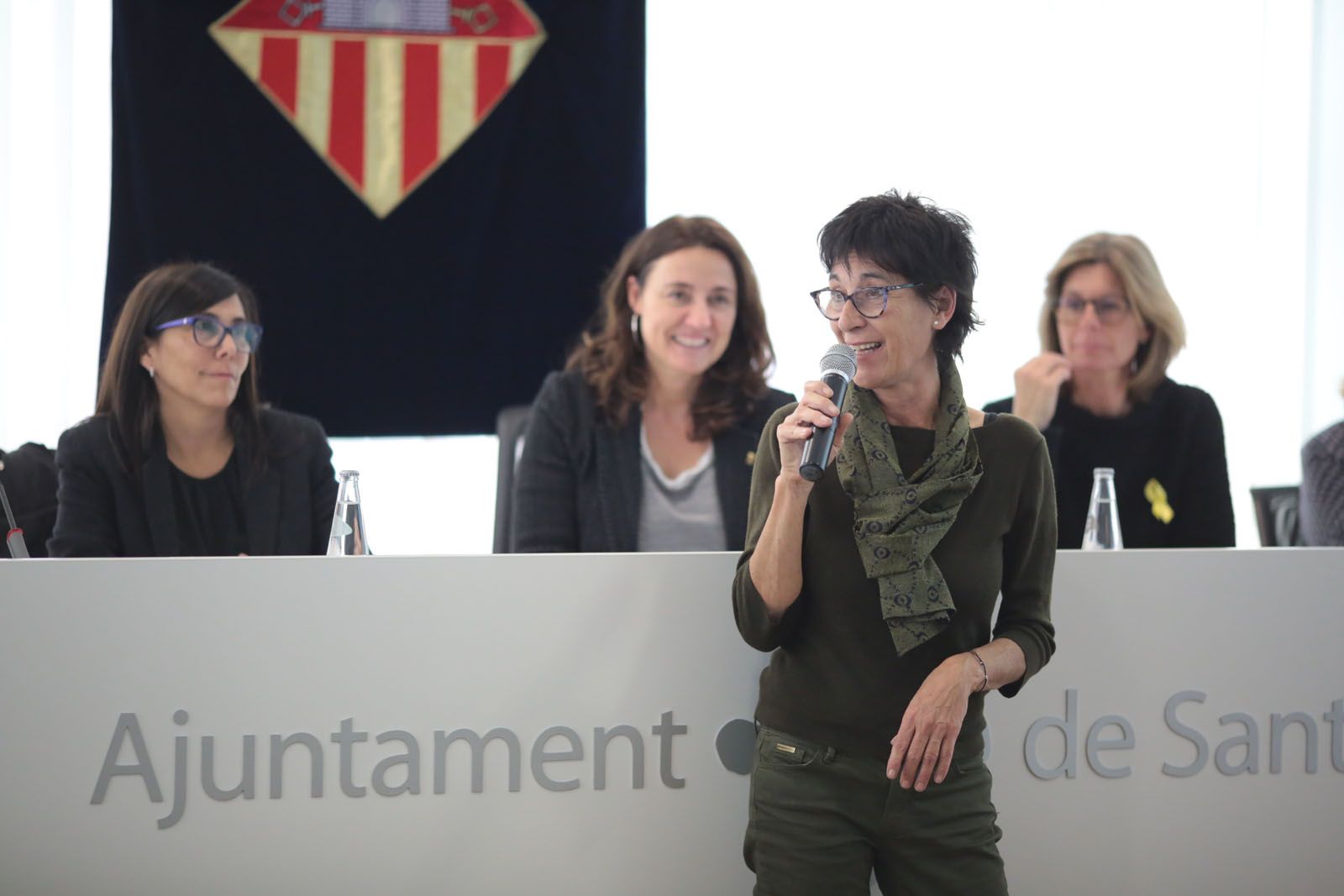 La seva filla ha dirigit unes paraules d'agraiment