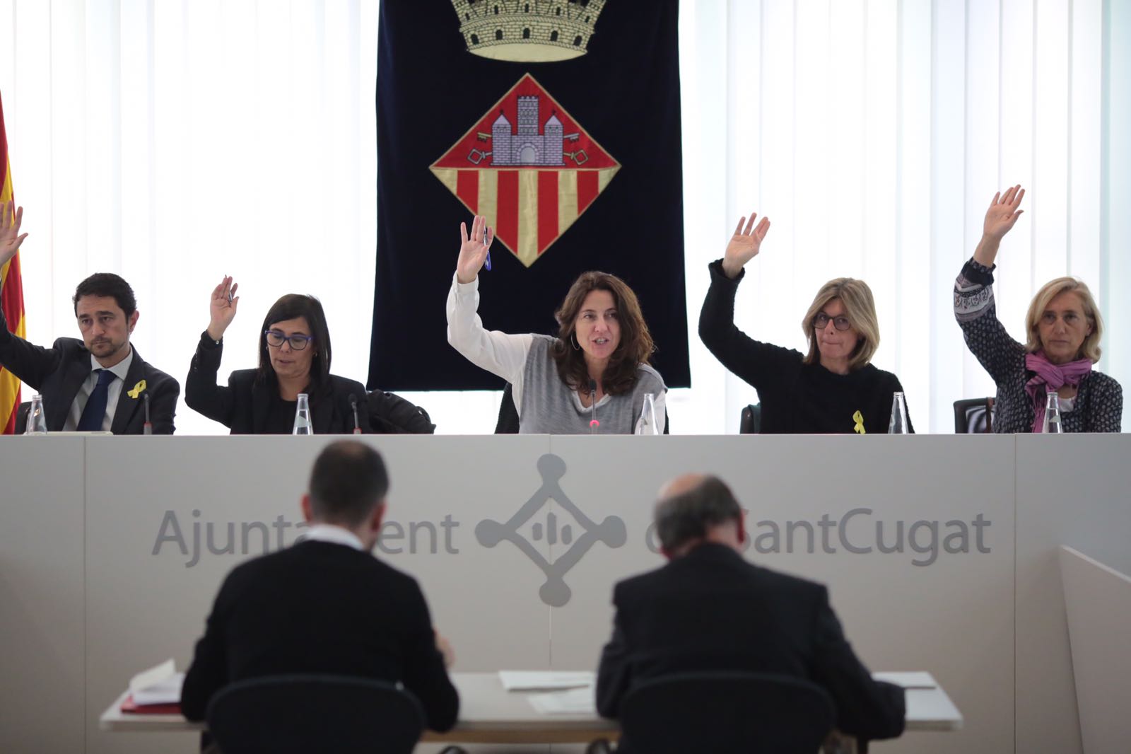 El ple municipal de Sant Cugat FOTO: Artur Ribera 