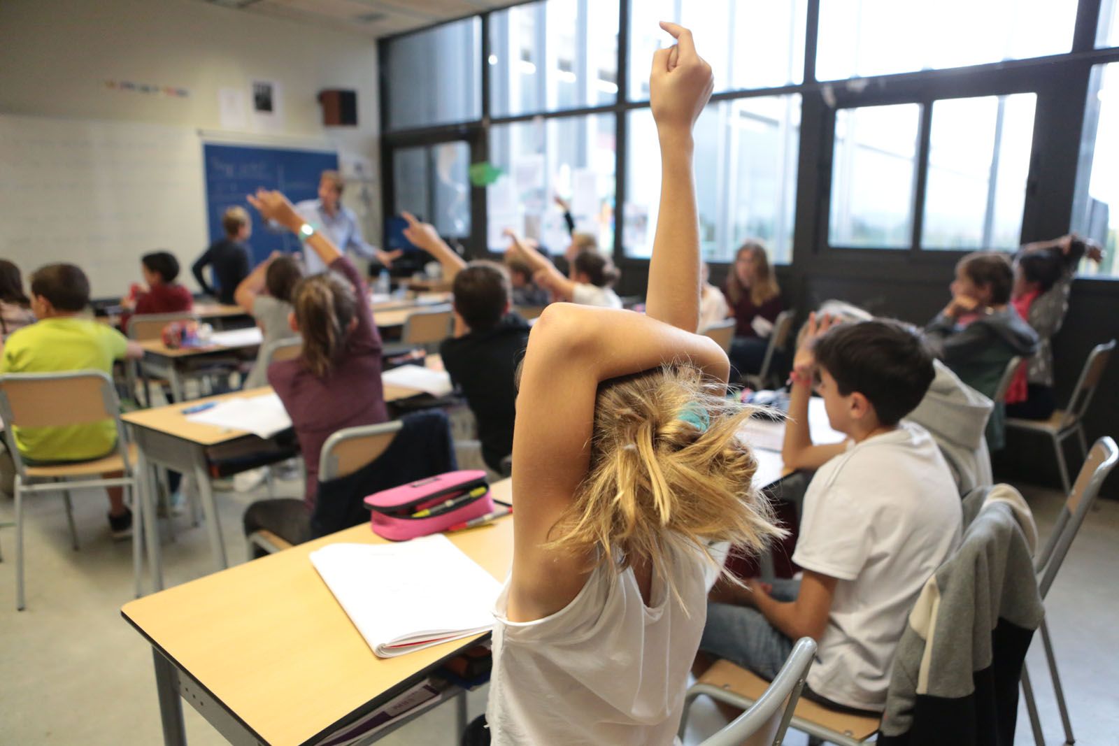 Sant Cugat defensa el model de l'escola a Catalunya. FOTO: Artur Ribera