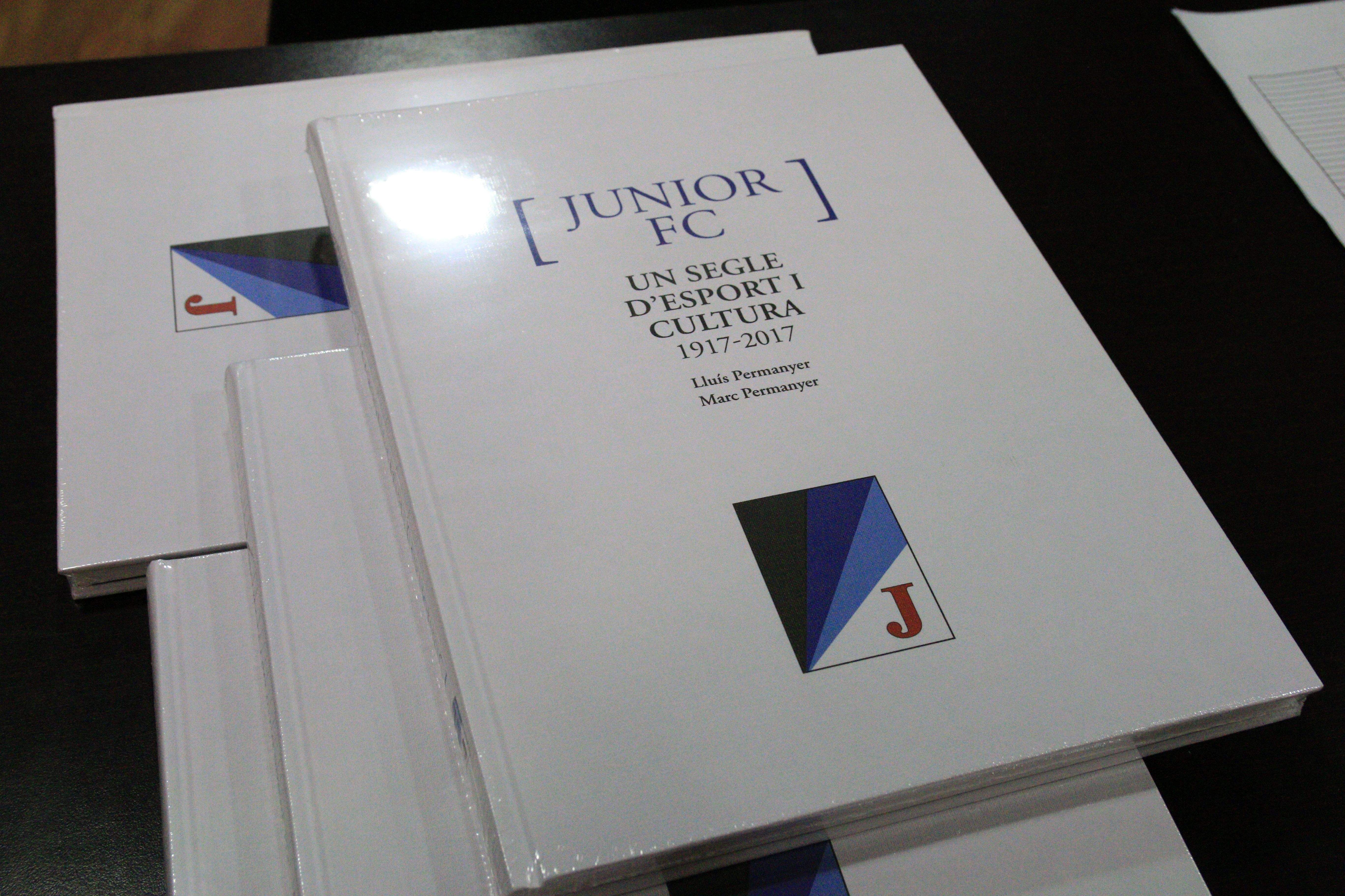 Durant aquest 2017, el Junior FC ha presentat el llibre del centenari. FOTO: Lali Álvarez