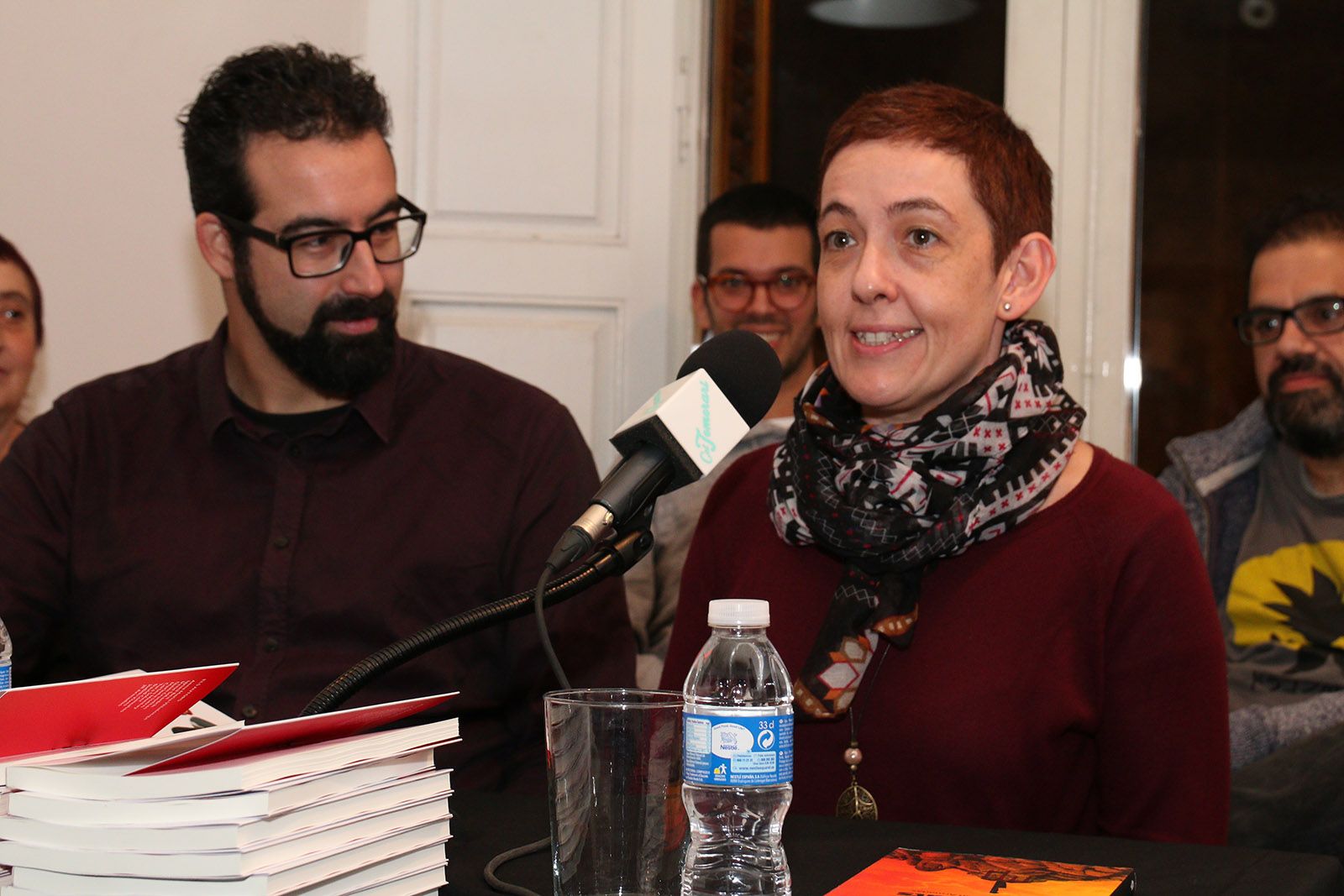 Presentació del llibre "Terra de crims" a Cal Temerari. Foto: Lali Álvarez