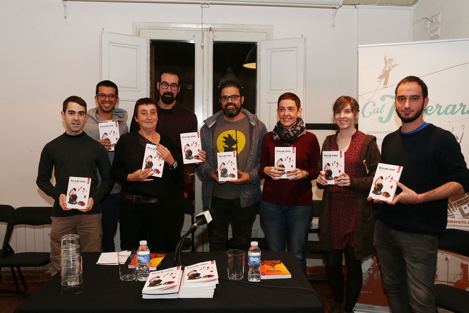 Presentació del llibre "Terra de crims" a Cal Temerari. Foto: Lali Álvarez