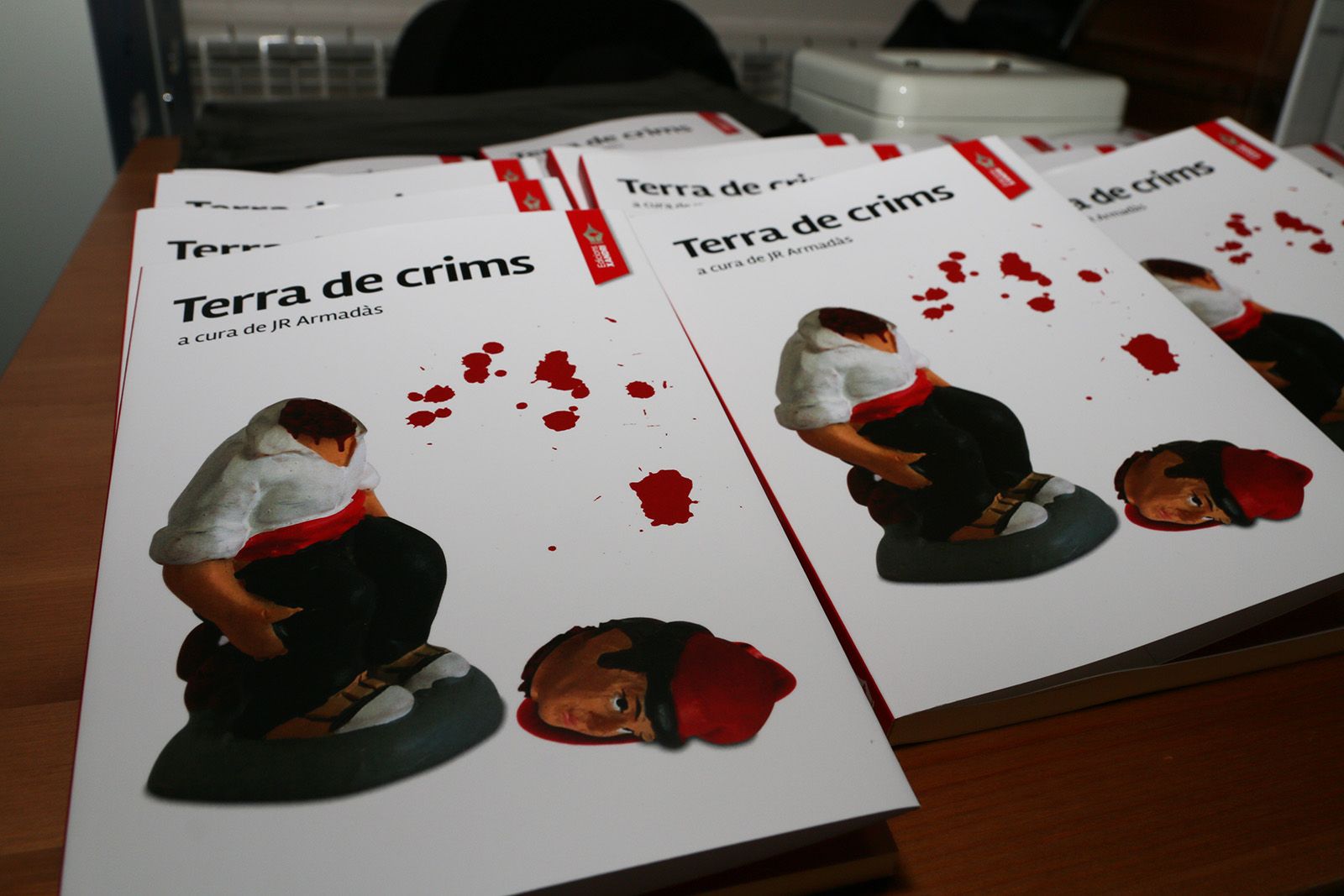 Presentació del llibre "Terra de crims" a Cal Temerari. Foto: Lali Álvarez