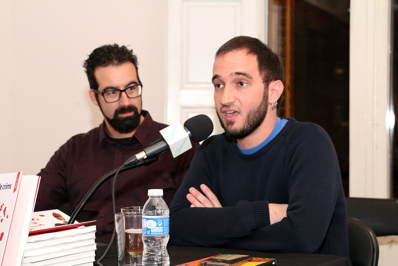 Presentació del llibre "Terra de crims" a Cal Temerari. Foto: Lali Álvarez