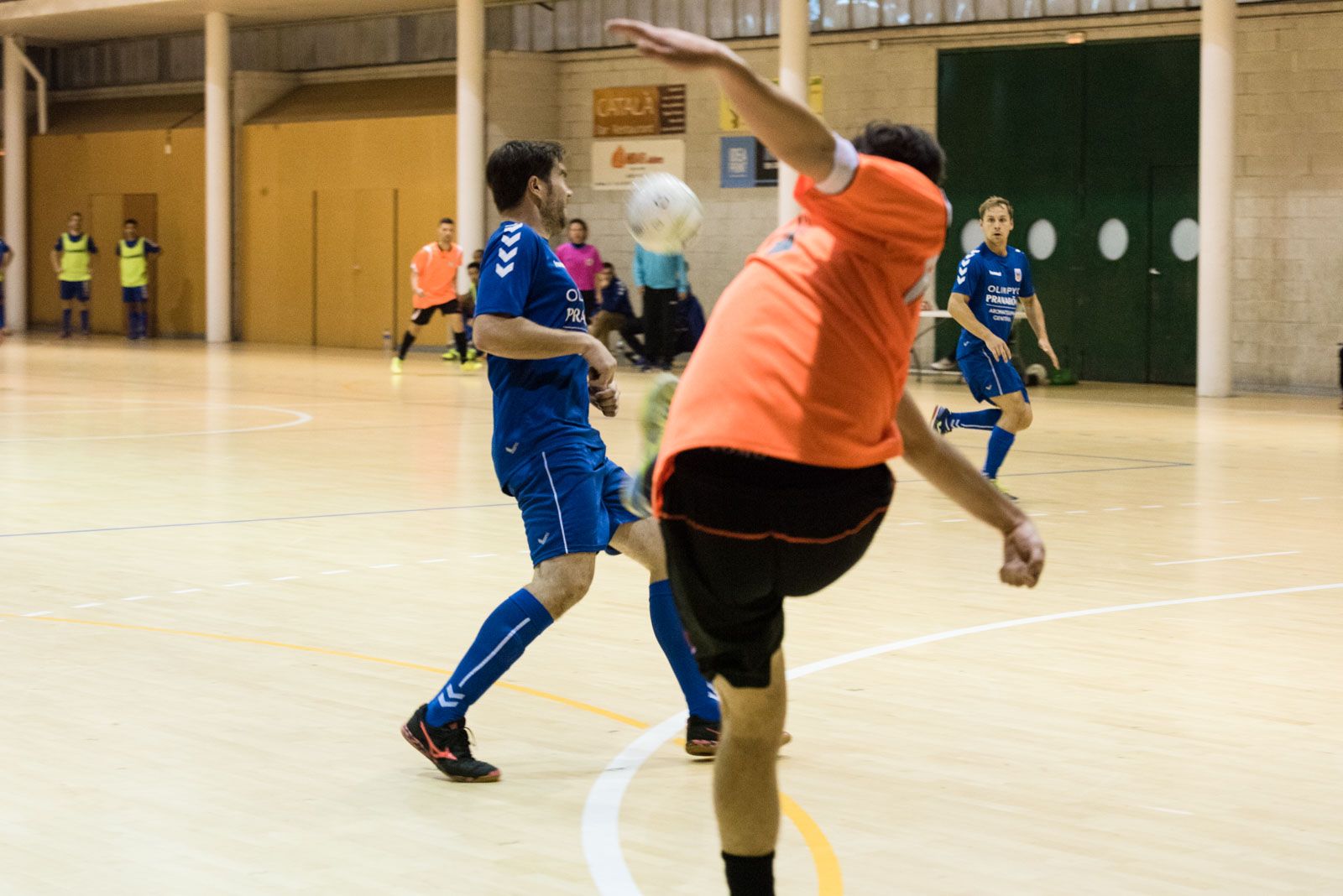 ZEM Can Llobet futbol sala Olympic FS VS La Union. Foto:  Oscar Bayona 