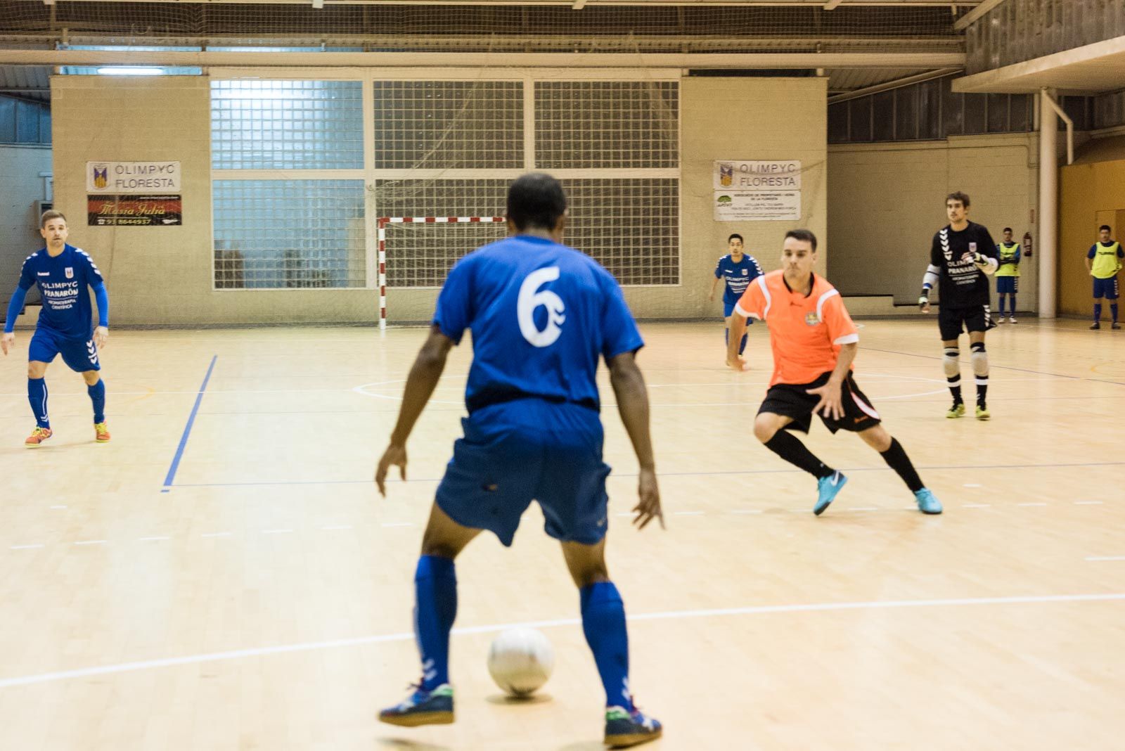 ZEM Can Llobet futbol sala Olympic FS VS La Union. Foto:  Oscar Bayona