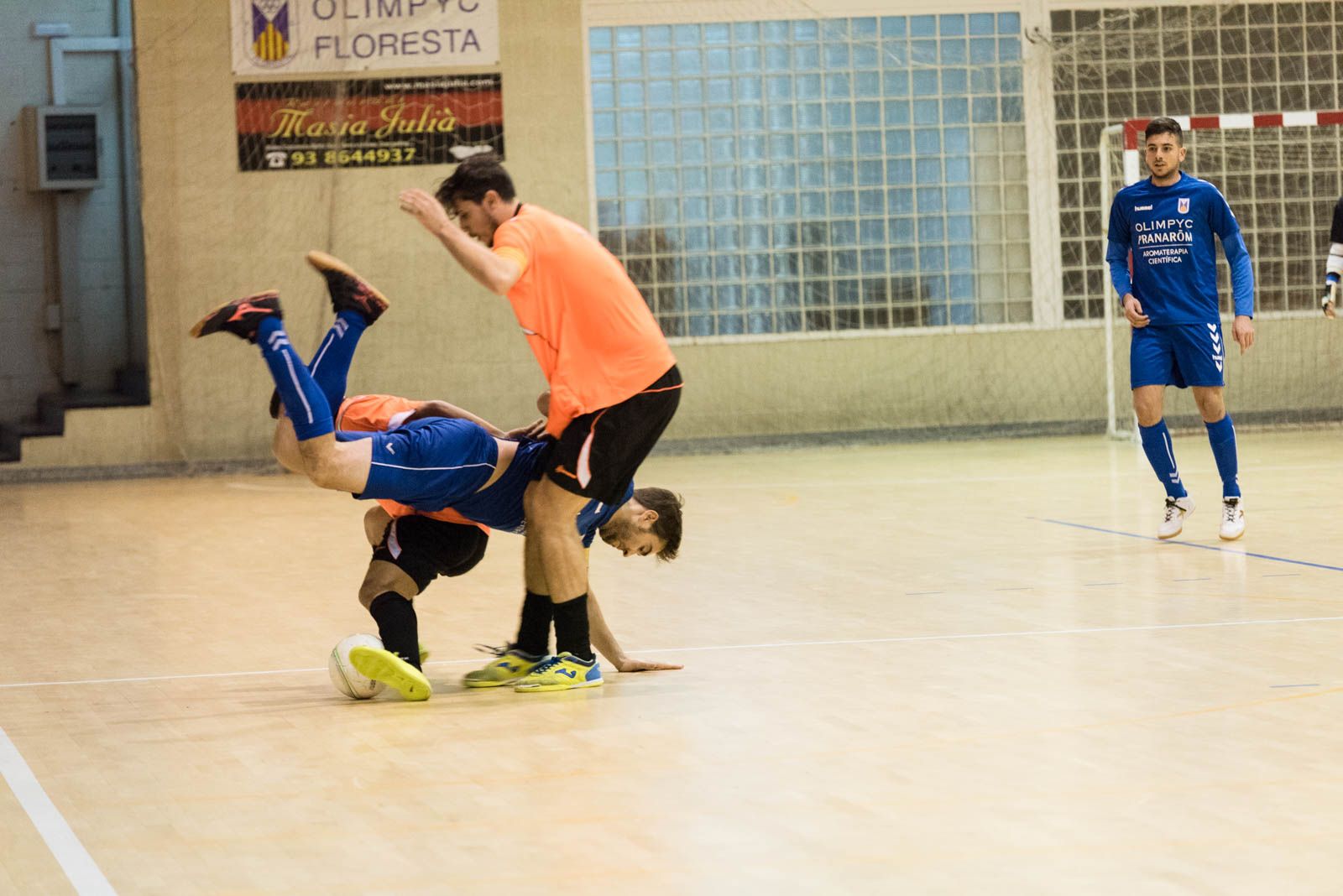 ZEM Can Llobet futbol sala Olympic FS VS La Union. Foto:  Oscar Bayona 