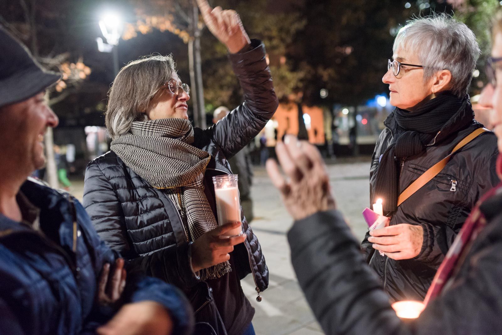Homenatge dones assassinades Plaça Octavia. Foto:  Oscar Bayona 
