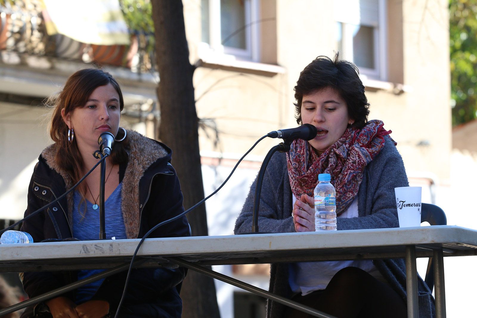 Acte per a una República lliure de masclisme, organitzat per al CDR. Foto: Lali Álvarez
