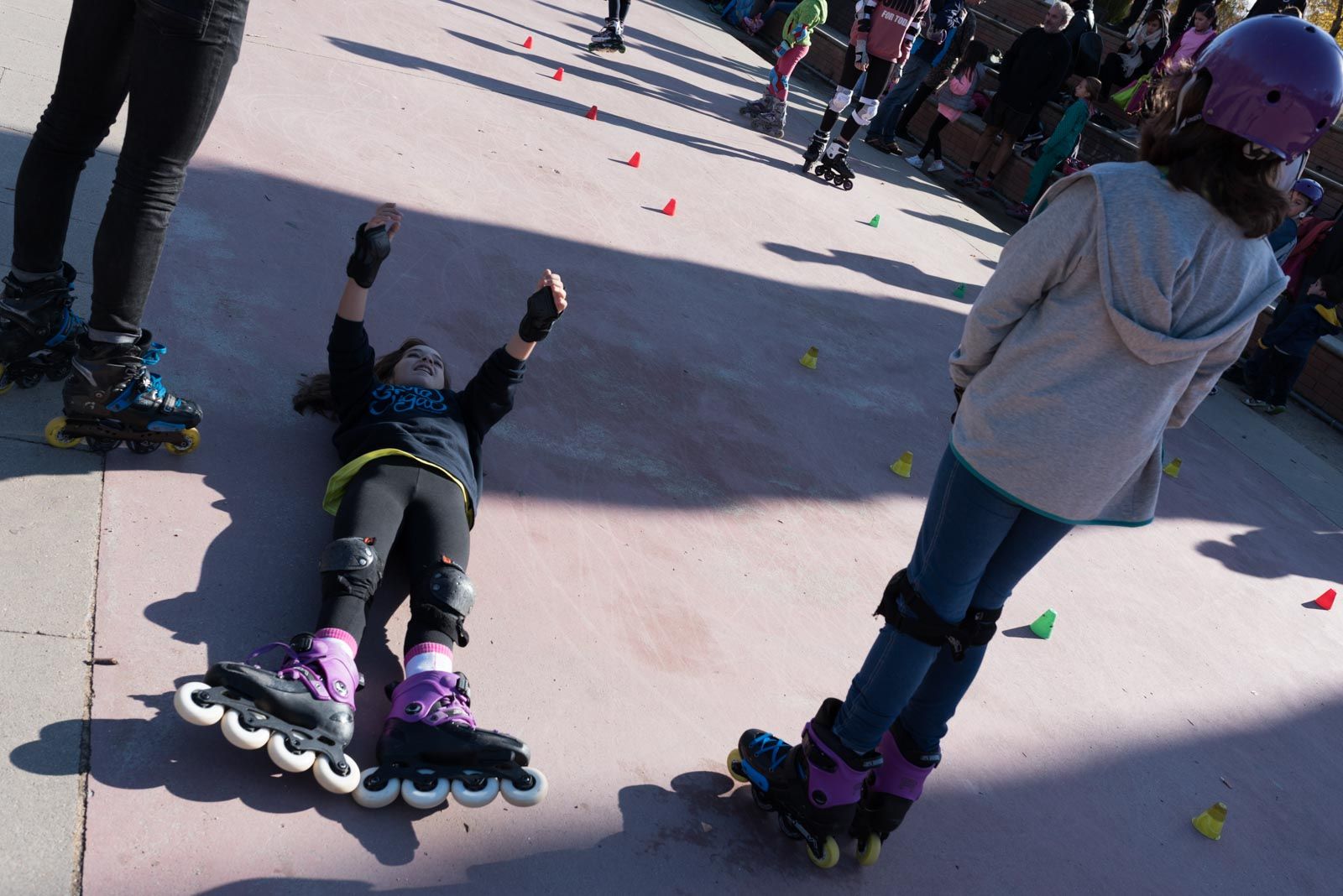 Parc Ramon Barnils. Patinada Popular. Foto: Oscar Bayona