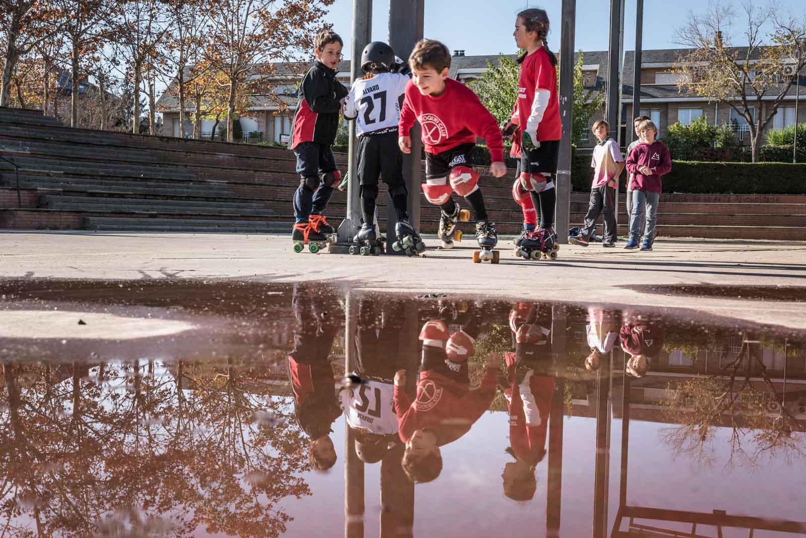 Parc Ramon Barnils. Patinada Popular. Foto: Oscar Bayona 