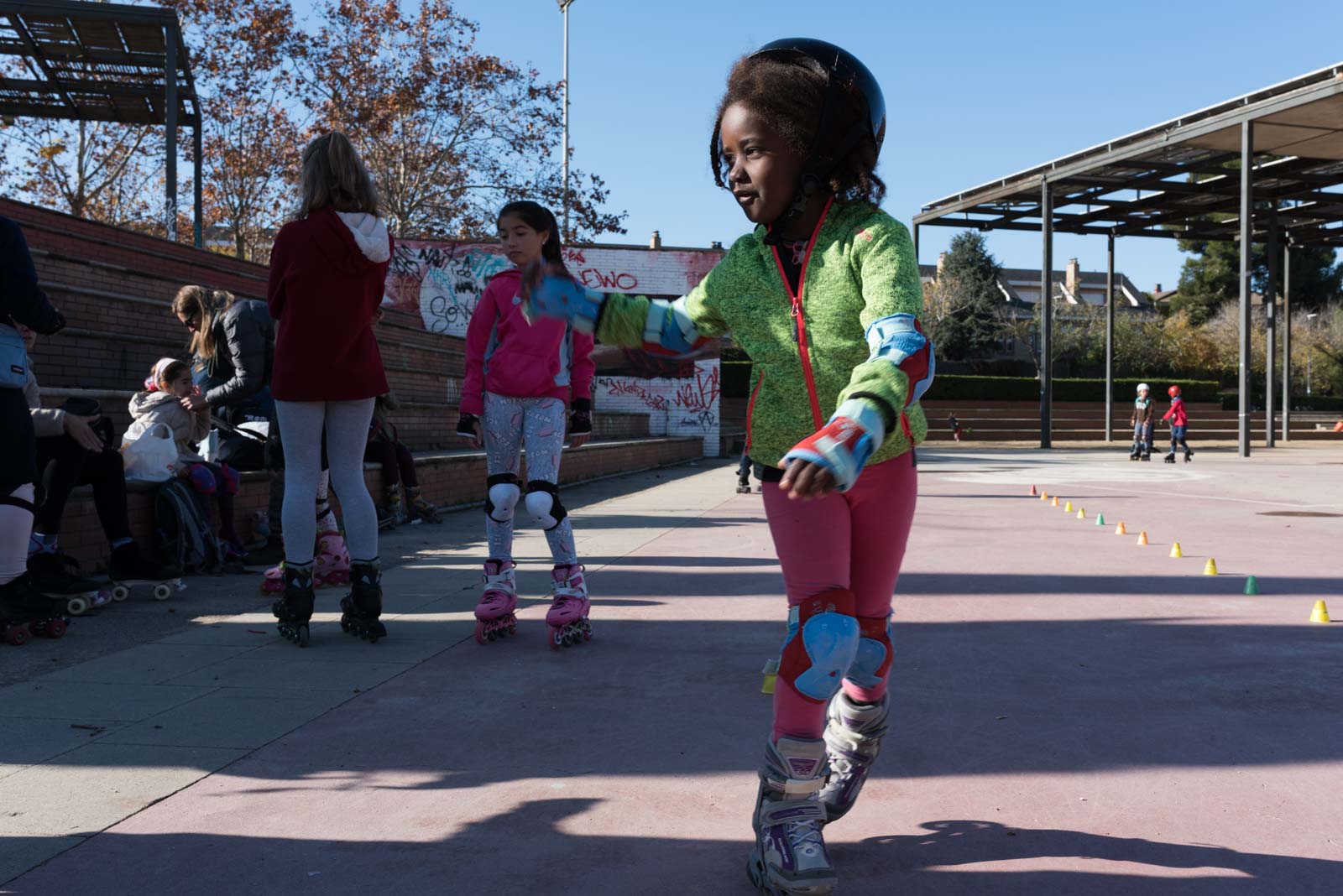 Parc Ramon Barnils. Patinada Popular. Foto: Oscar Bayona 