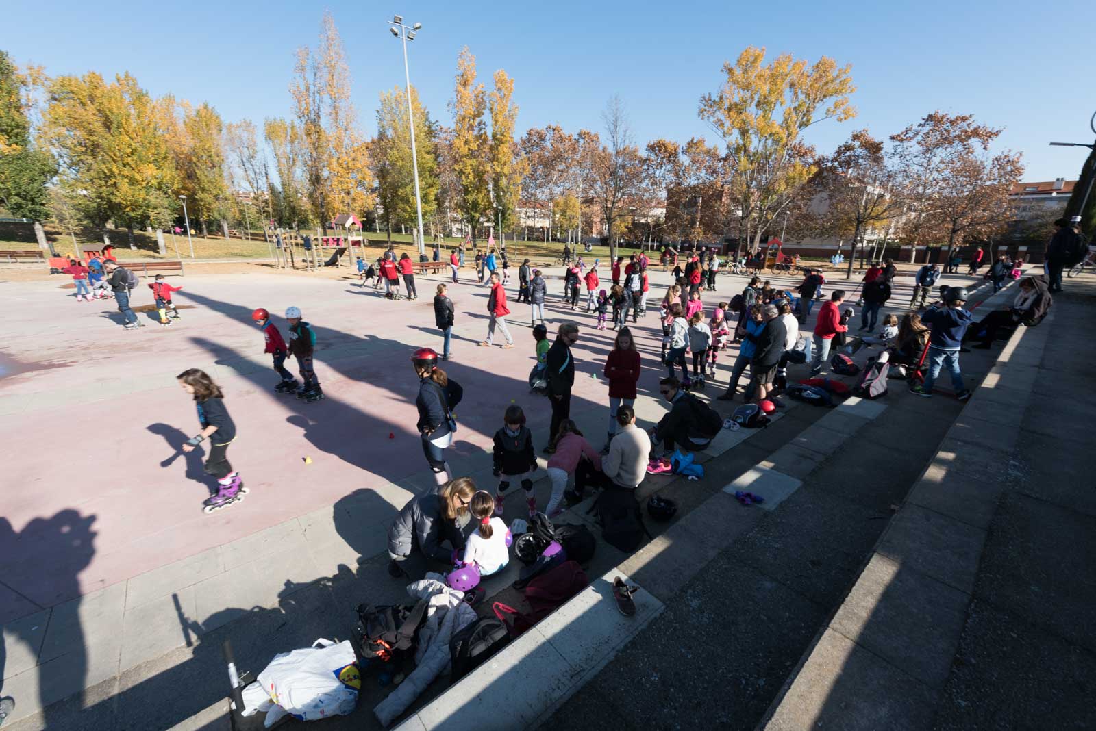 Parc Ramon Barnils. Patinada Popular. Foto: Oscar Bayona 
