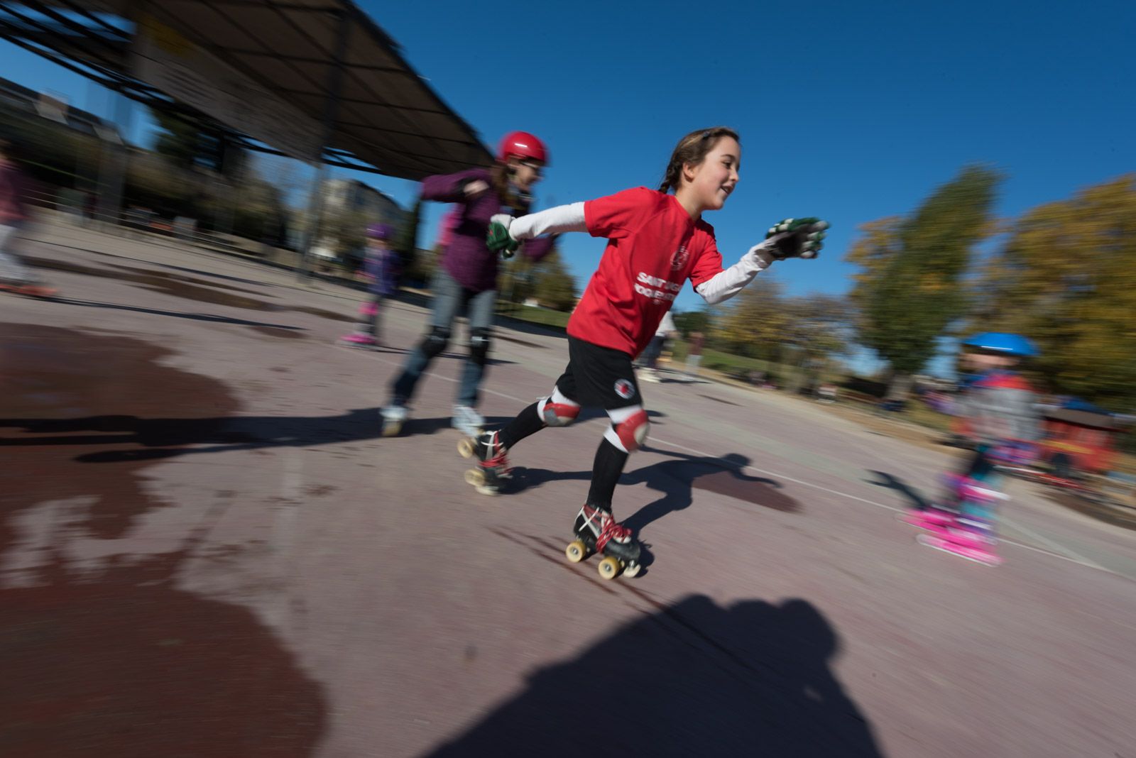 Parc Ramon Barnils. Patinada Popular. Foto: Oscar Bayona 