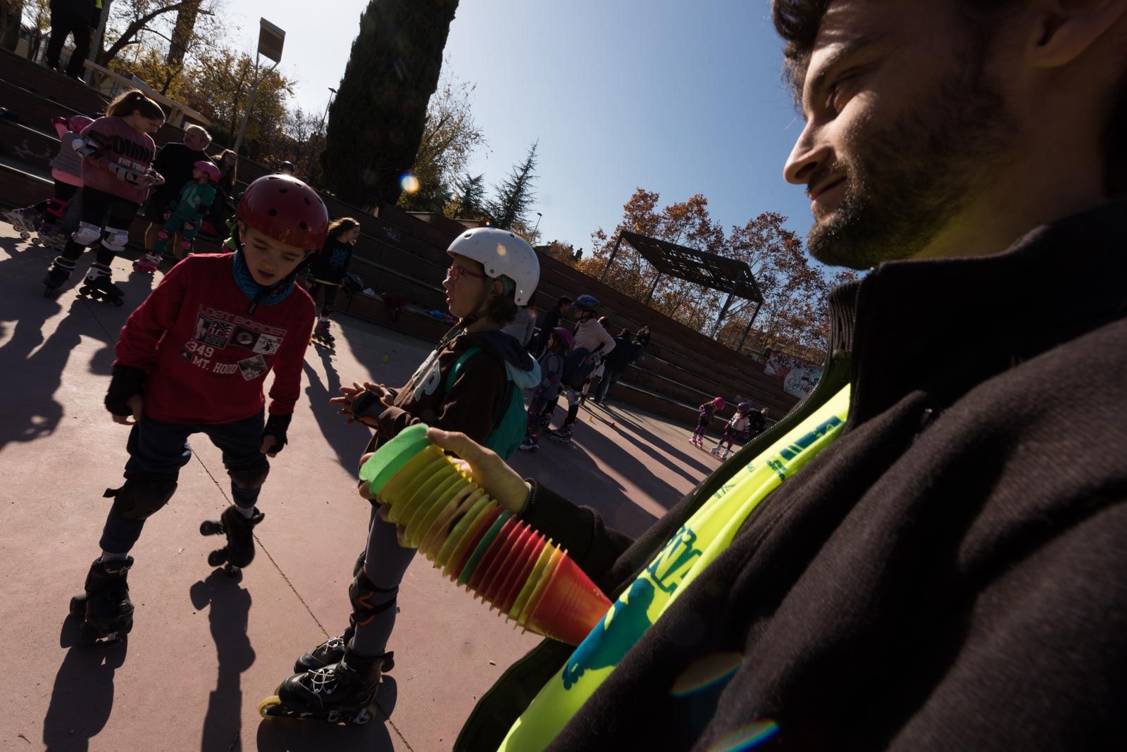 Parc Ramon Barnils. Patinada Popular. Foto: Oscar Bayona 