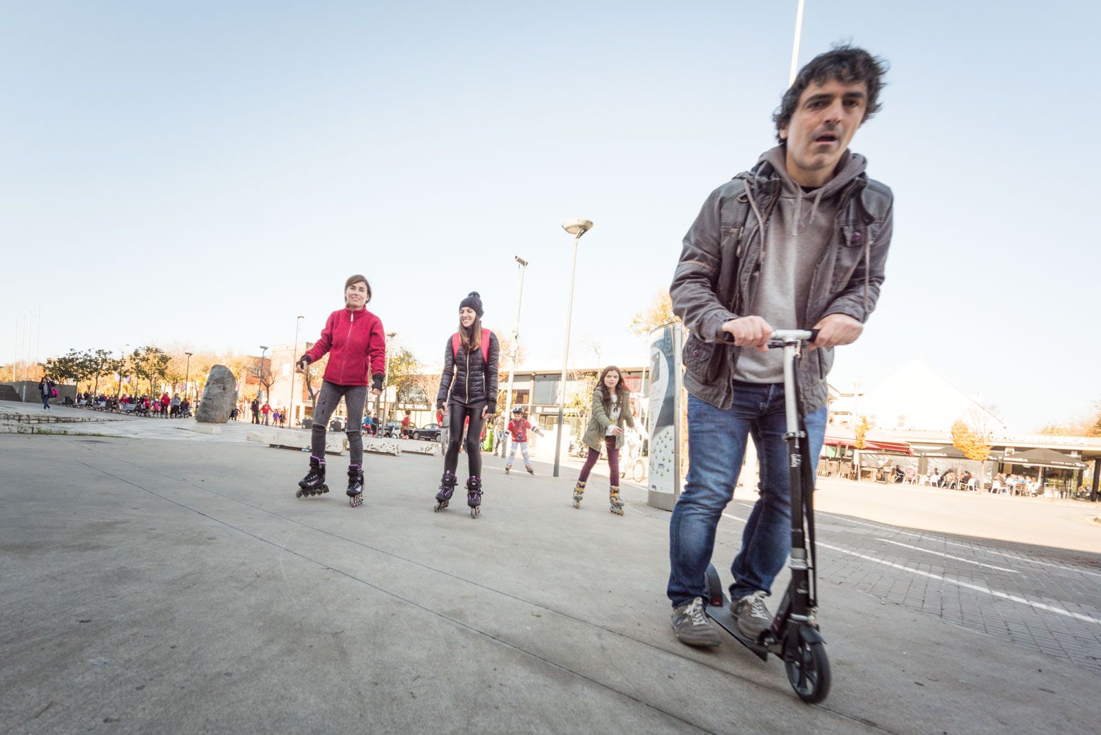 Parc Ramon Barnils. Patinada Popular. Foto: Oscar Bayona 