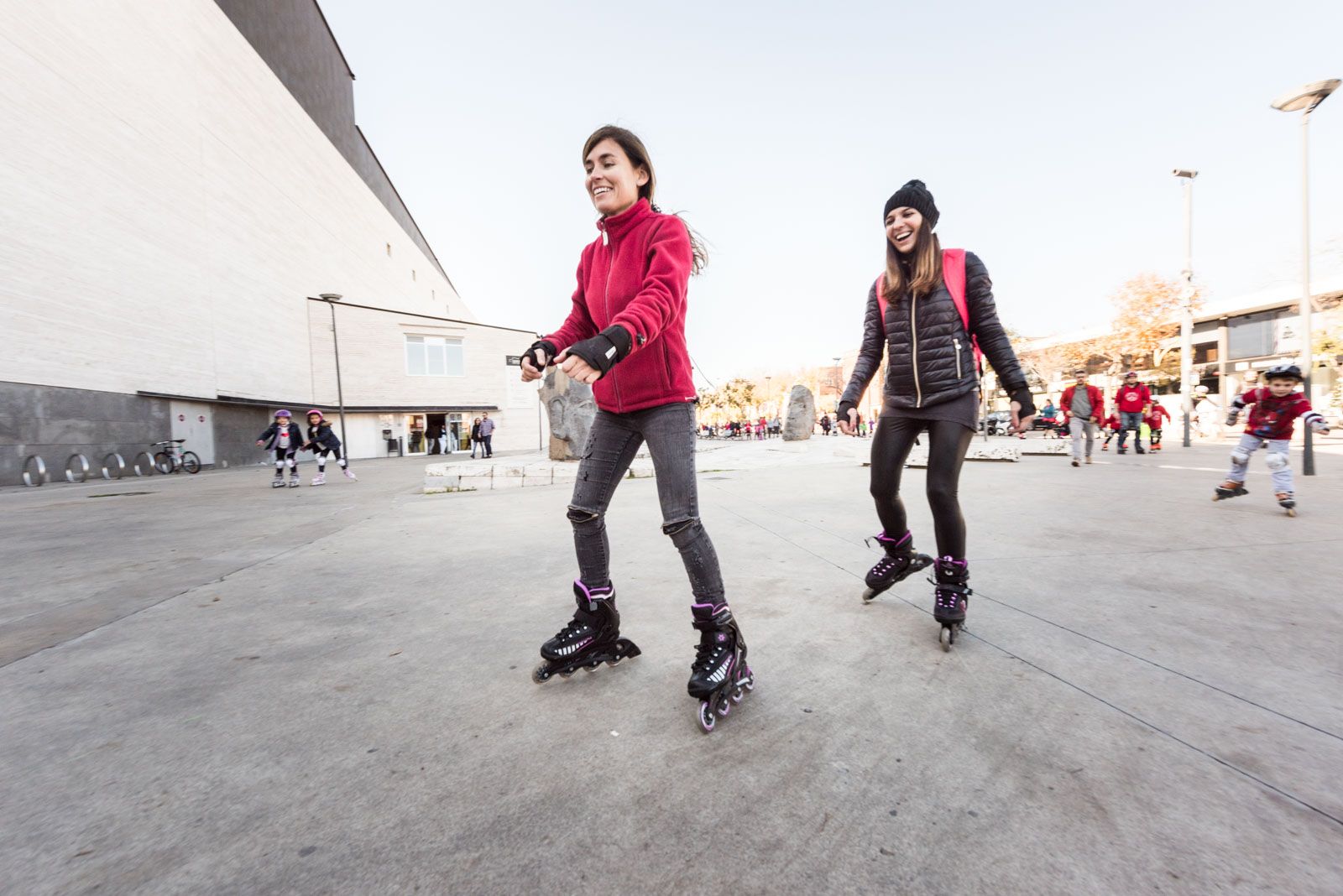Parc Ramon Barnils. Patinada Popular. Foto: Oscar Bayona 