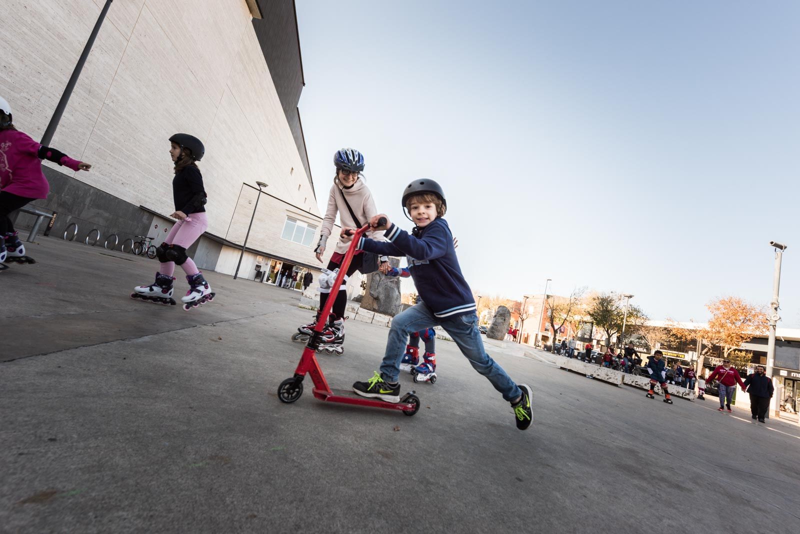 Parc Ramon Barnils. Patinada Popular. Foto: Oscar Bayona 