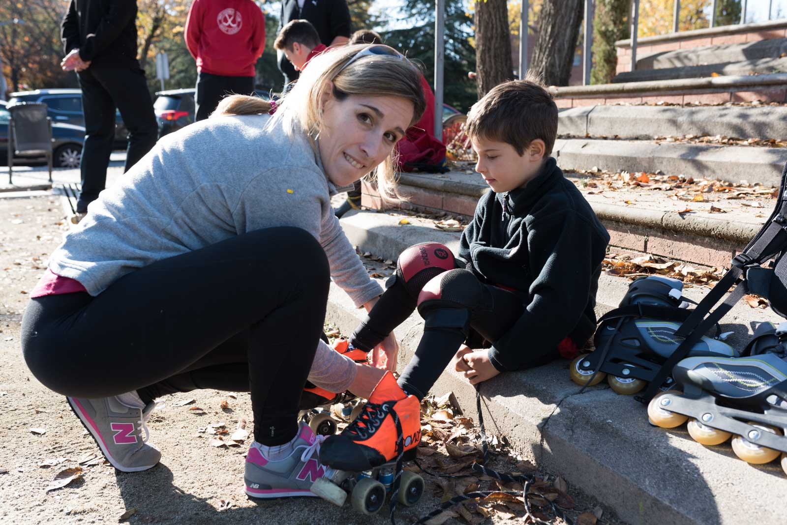 Parc Ramon Barnils. Patinada Popular. Foto  Oscar Bayona