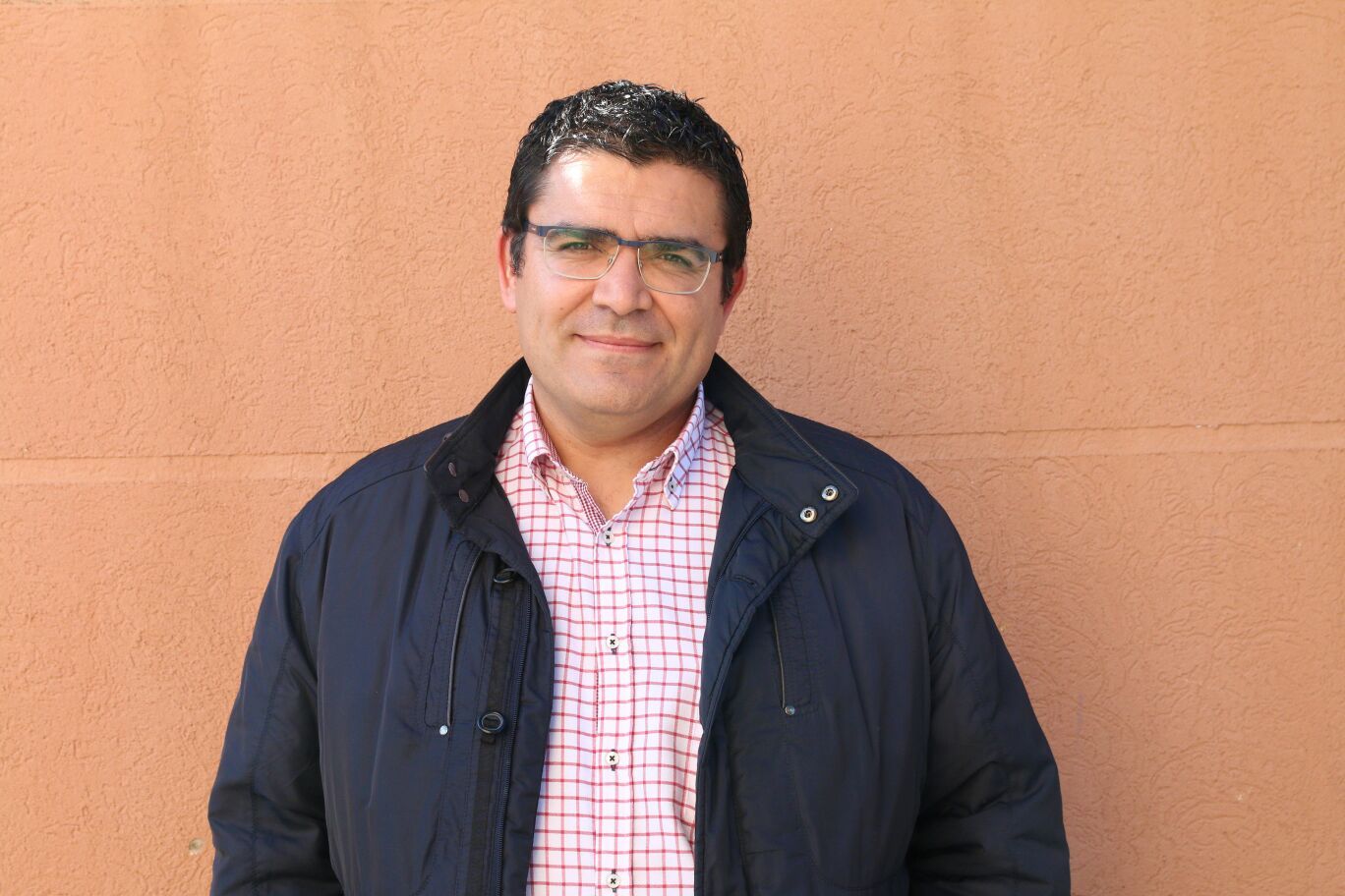 José González, alcalde de La Haba (Badajoz). Foto: Lali Álvarez