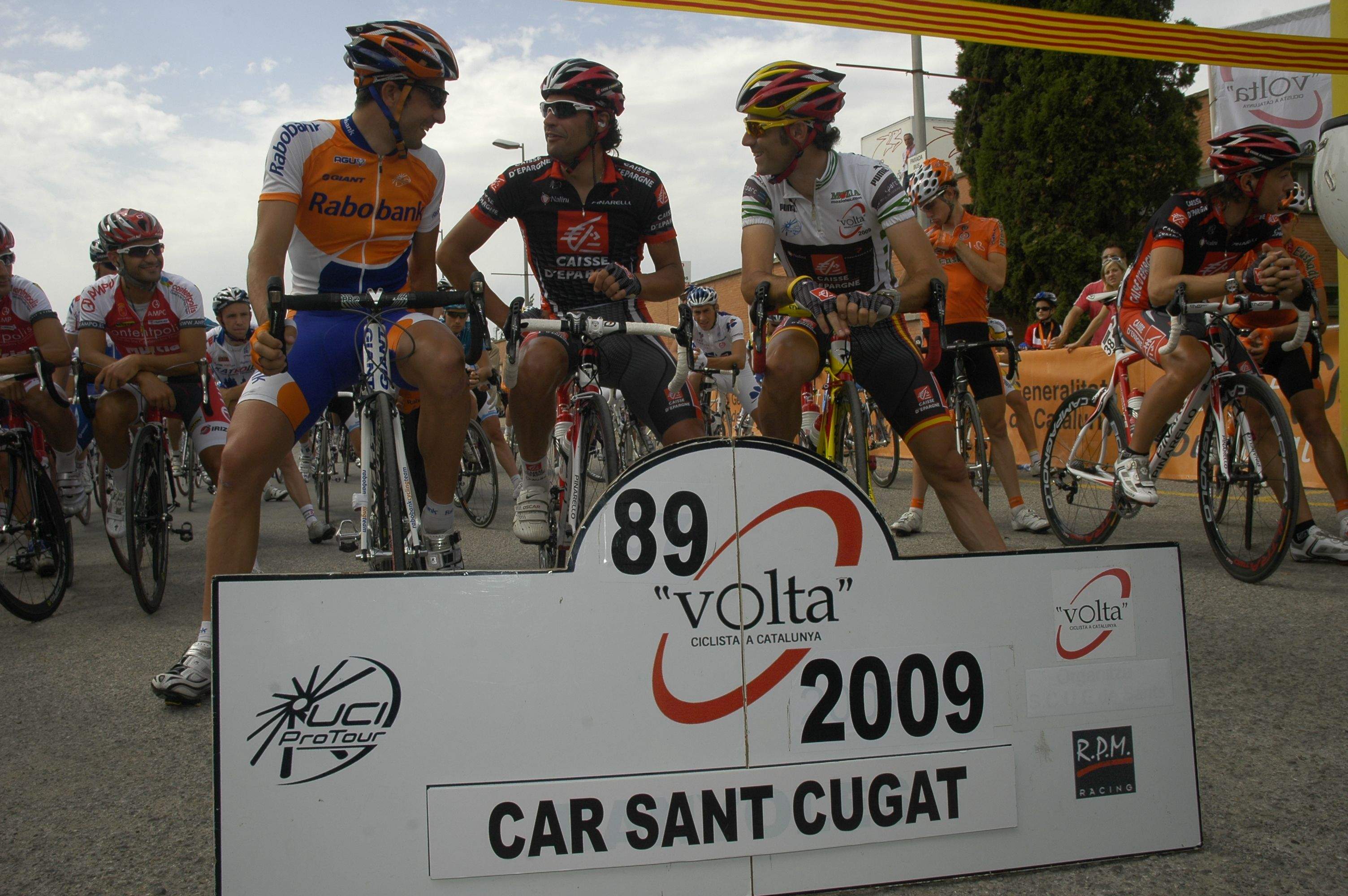 Al 2009, el Centre d'Alt Rendiment (CAR) de Sant Cugat va ser una de les sortides de la Volta Ciclista a Catalunya. FOTO: Arxiu