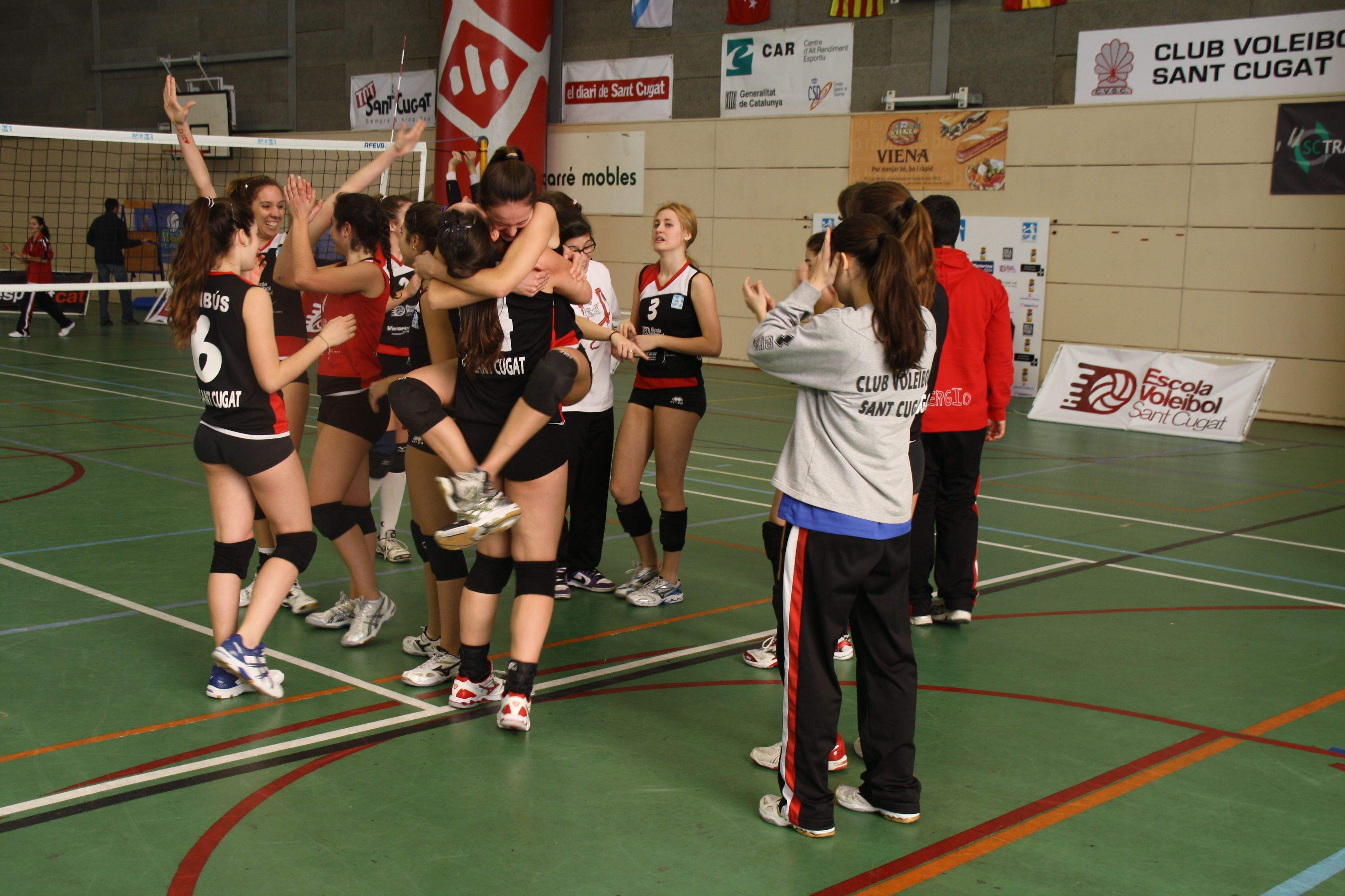 L'any 2012, al pavelló de Valldoreix, el CV Sant Cugat va organitzar i guanyar la Superlliga Júnior. FOTO: Àlex López Puig