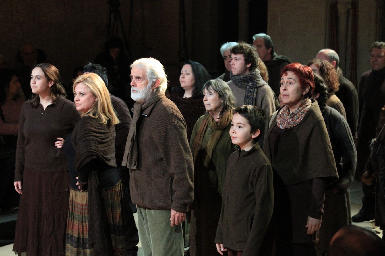 El cor de 'Pedra i Sang' durant la passada temporada  FOTO: Lali Álvarez