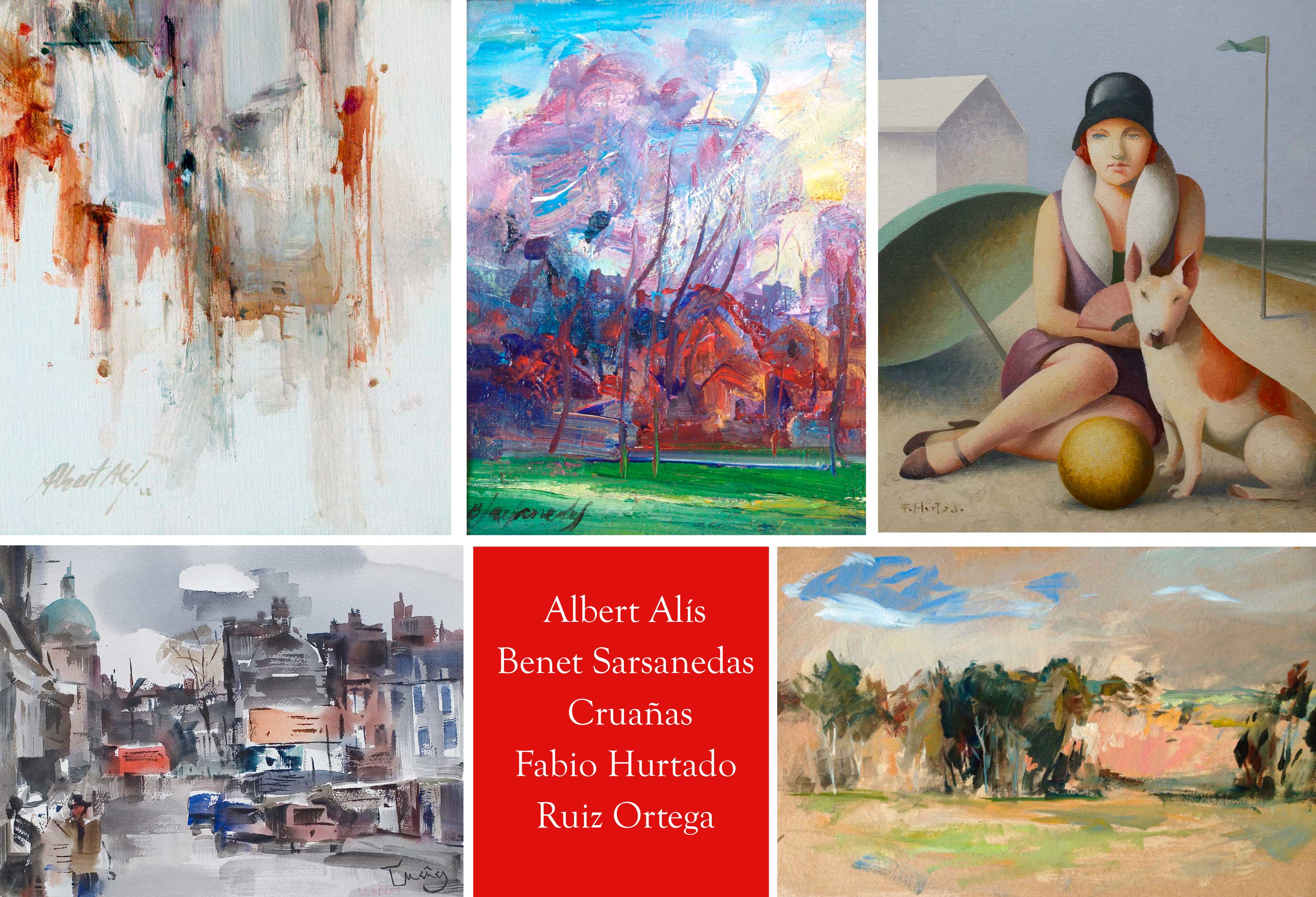 Cinc artistes se citen a la Sala Rusiñol. FOTO: Cedida