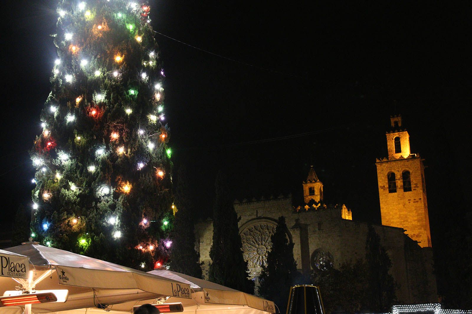 Encesa de les llums de Nadal. Foto: Lali Álvarez