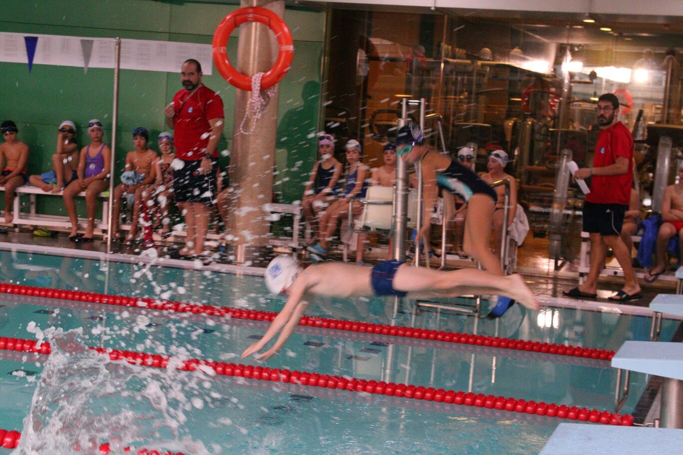 El 3r Campionat de Natació Escolar l'organitza l'European International School of Barcelona. FOTO: Lali Álvarez