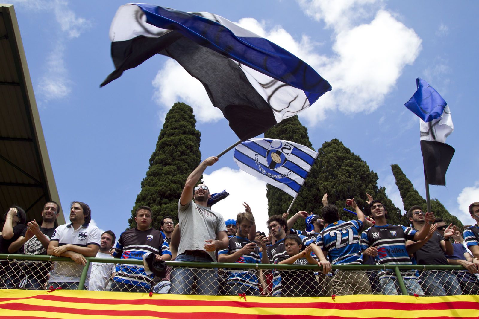 L'afició del Club sempre s'ha caracteritzat per la seva fidelitat i rauxa (camp de la Foixarda 2014) FOTO: Estefania Bedmar