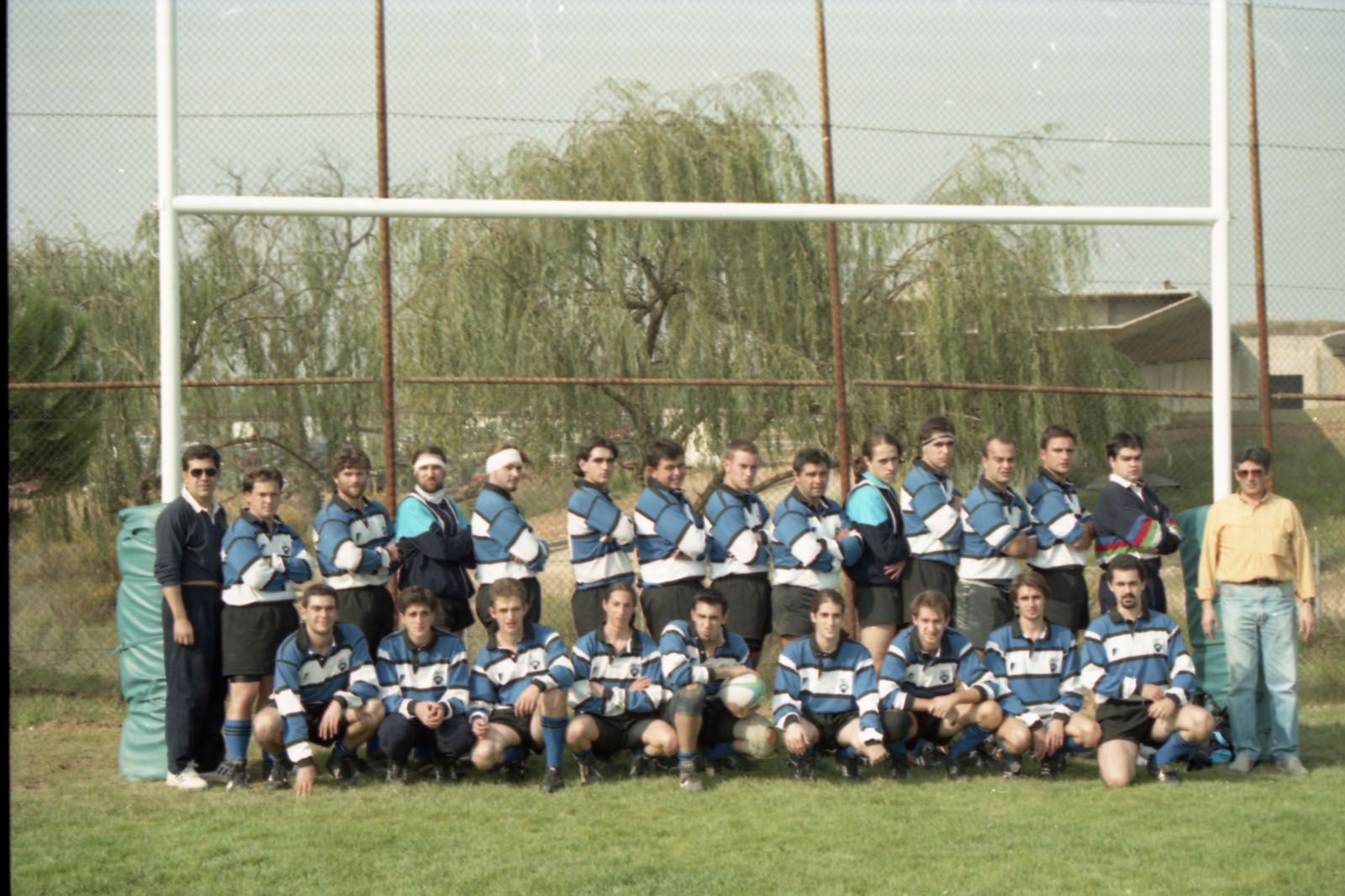 Inauguració del camp al Junior, equip sénior de l'any 1996 FOTO: Xavi Larrosa