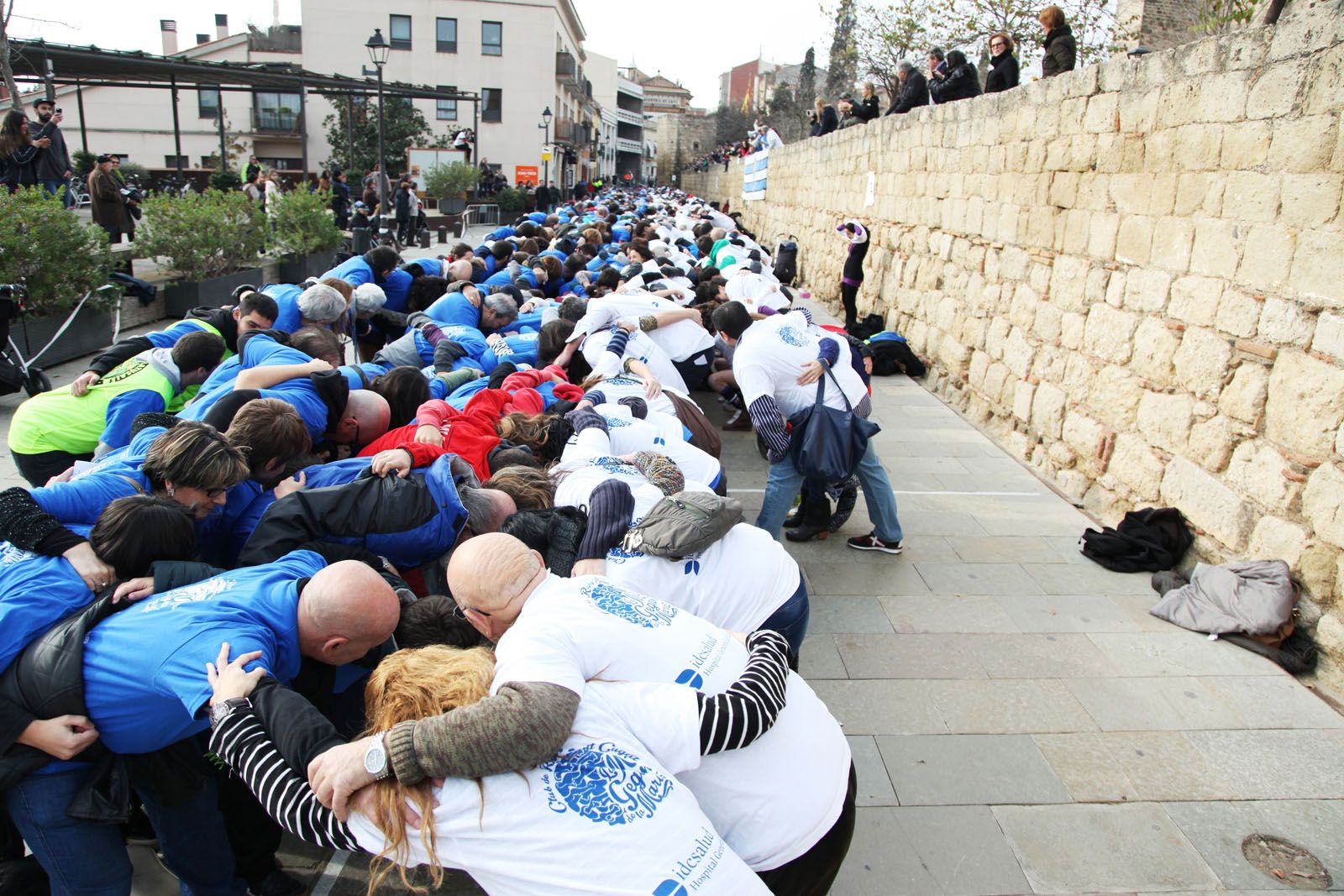 Melé gegant organitzada per el Club l'any 2014 FOTO: Lali Puig