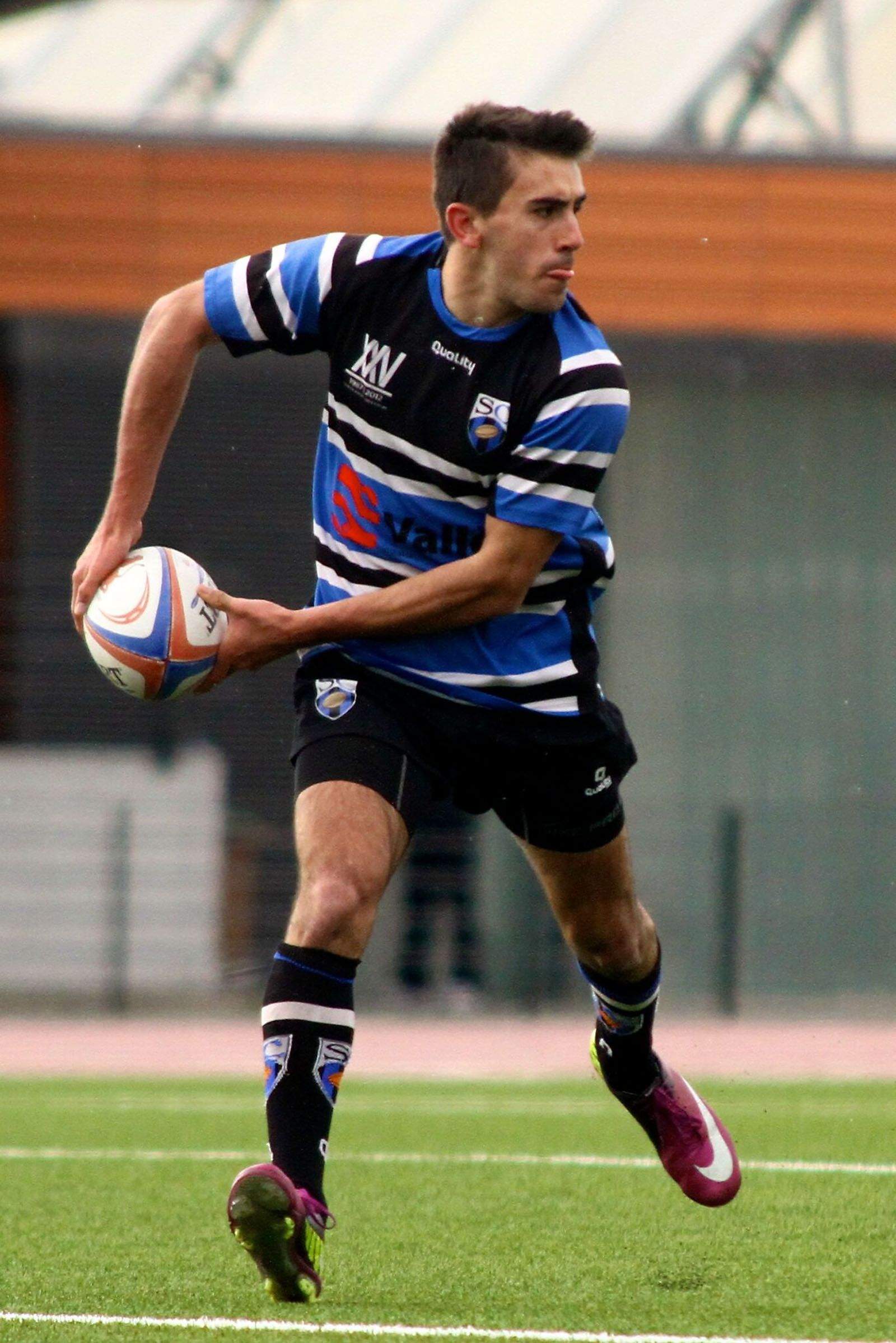 Pol Pla, format al CRSC, és en l'actualitat jugador de la selecció espanyola absoluta de rugbi FOTO: Ferran de la Roza