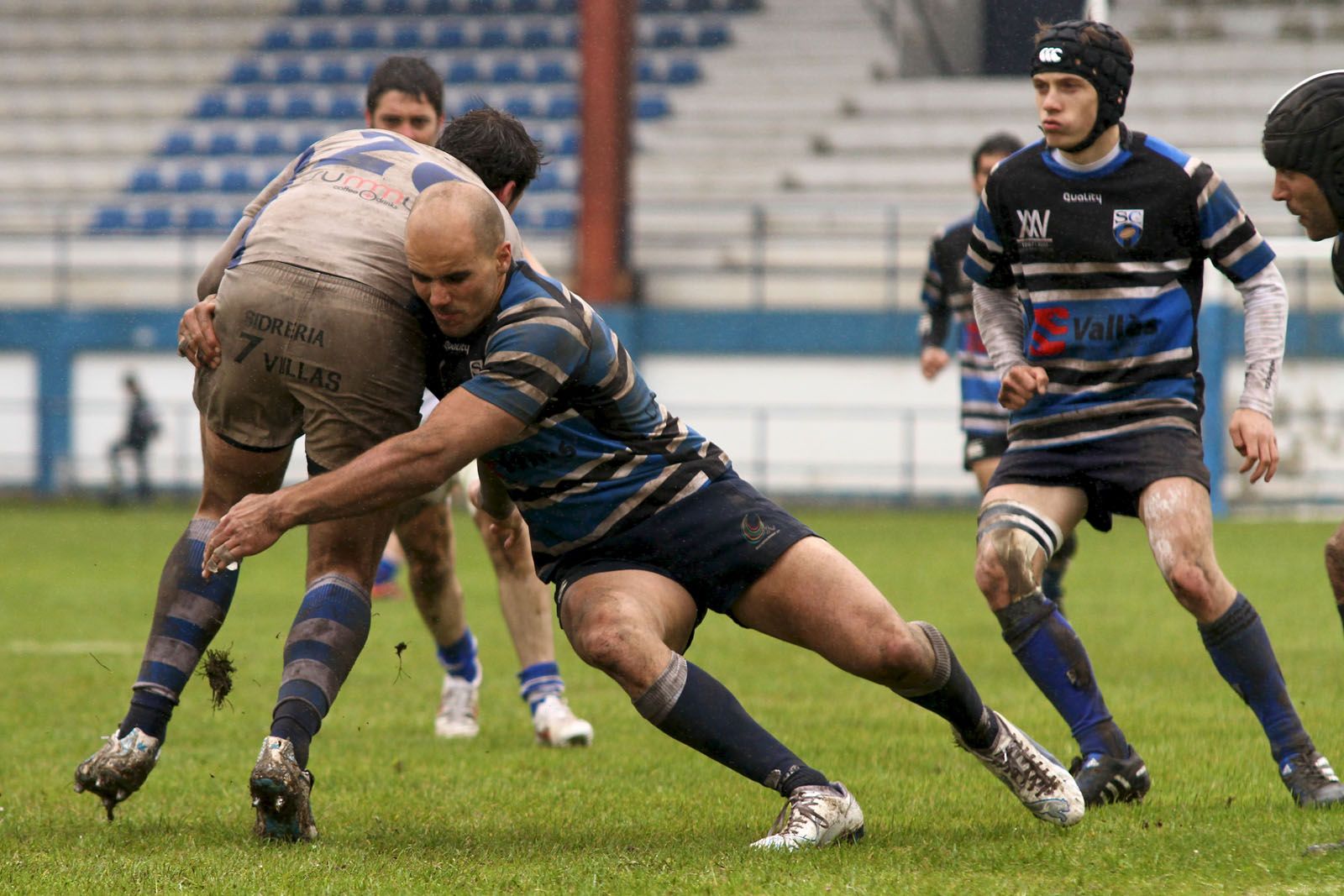 Placatge Pedro Guardamuro FOTO: Ferran de la Roza