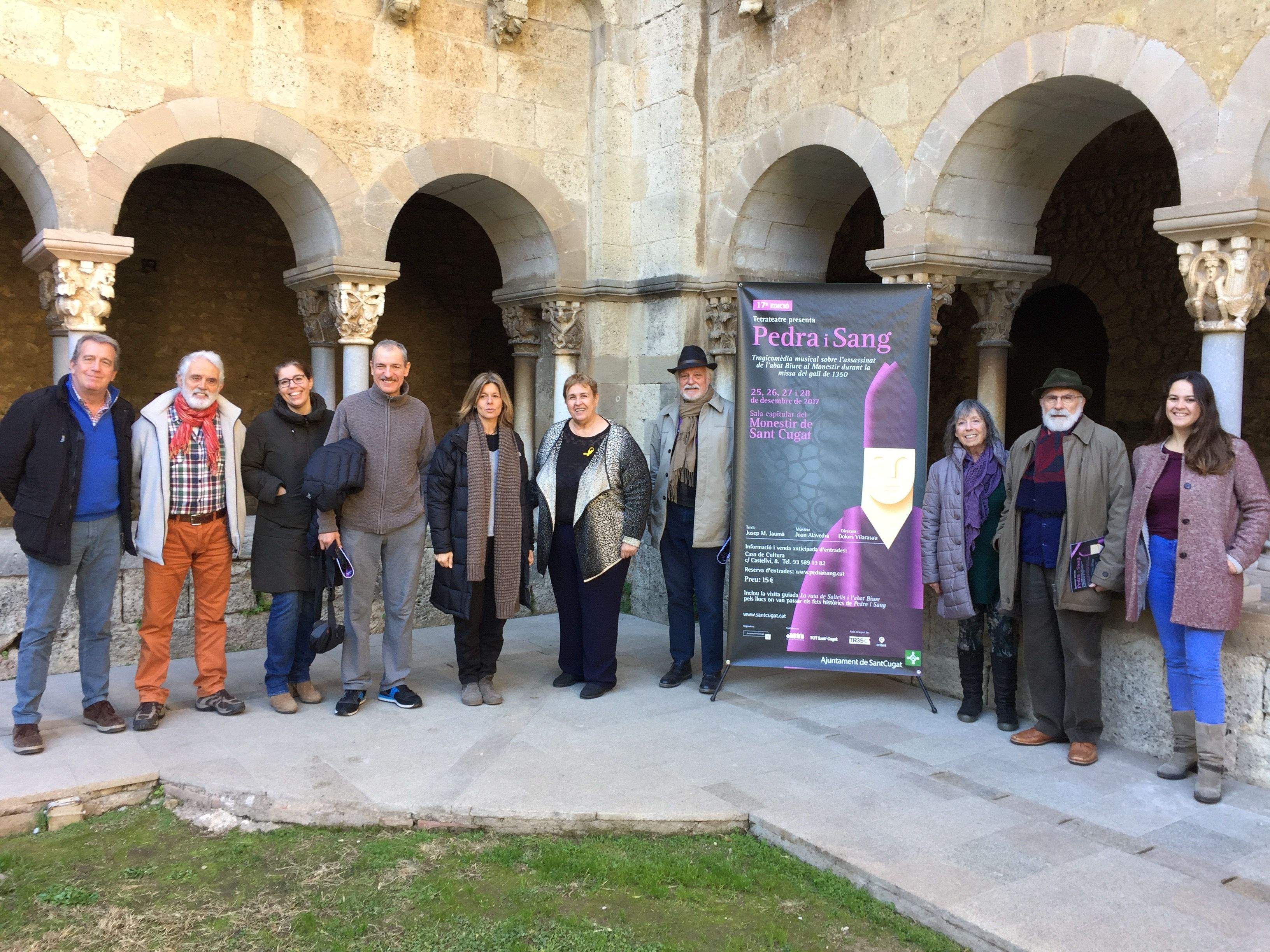 La 17a edició de 'Pedra i sang' s'ha presentat aquest 5 de desembre al Monestir FOTO: C. Caballé