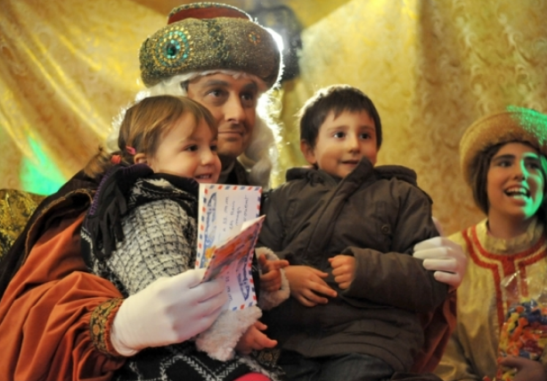 Imatge d'arxiu d'una visita d'un Patge Reial FOTO: Amanda Bernal