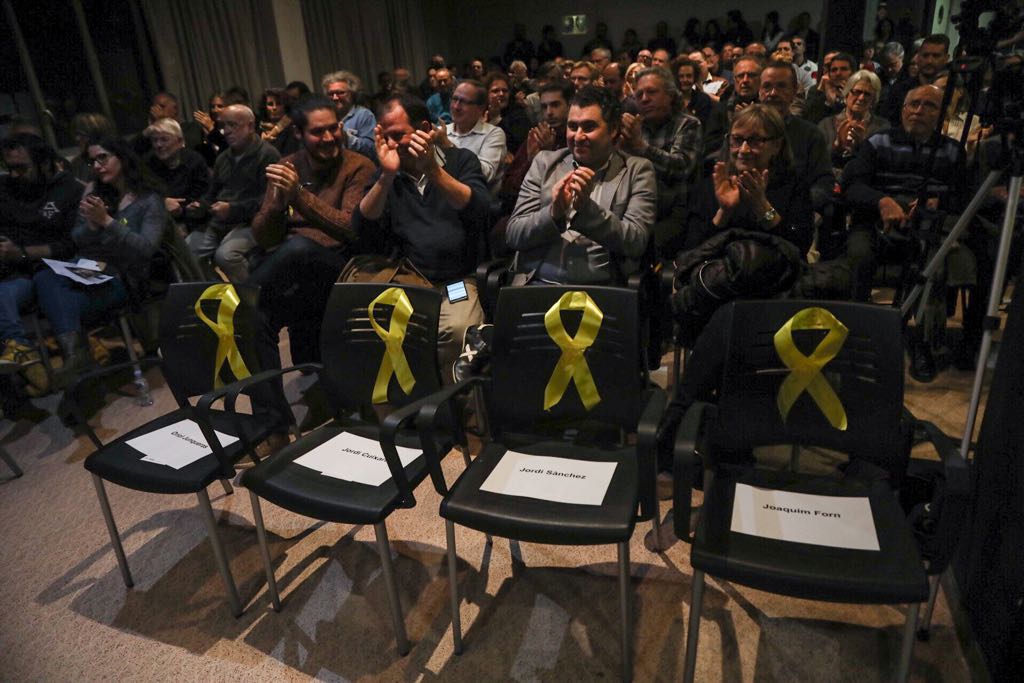 Unes 120 persones han assistit a l'acte d'ERC. FOTO: Lali Puig 