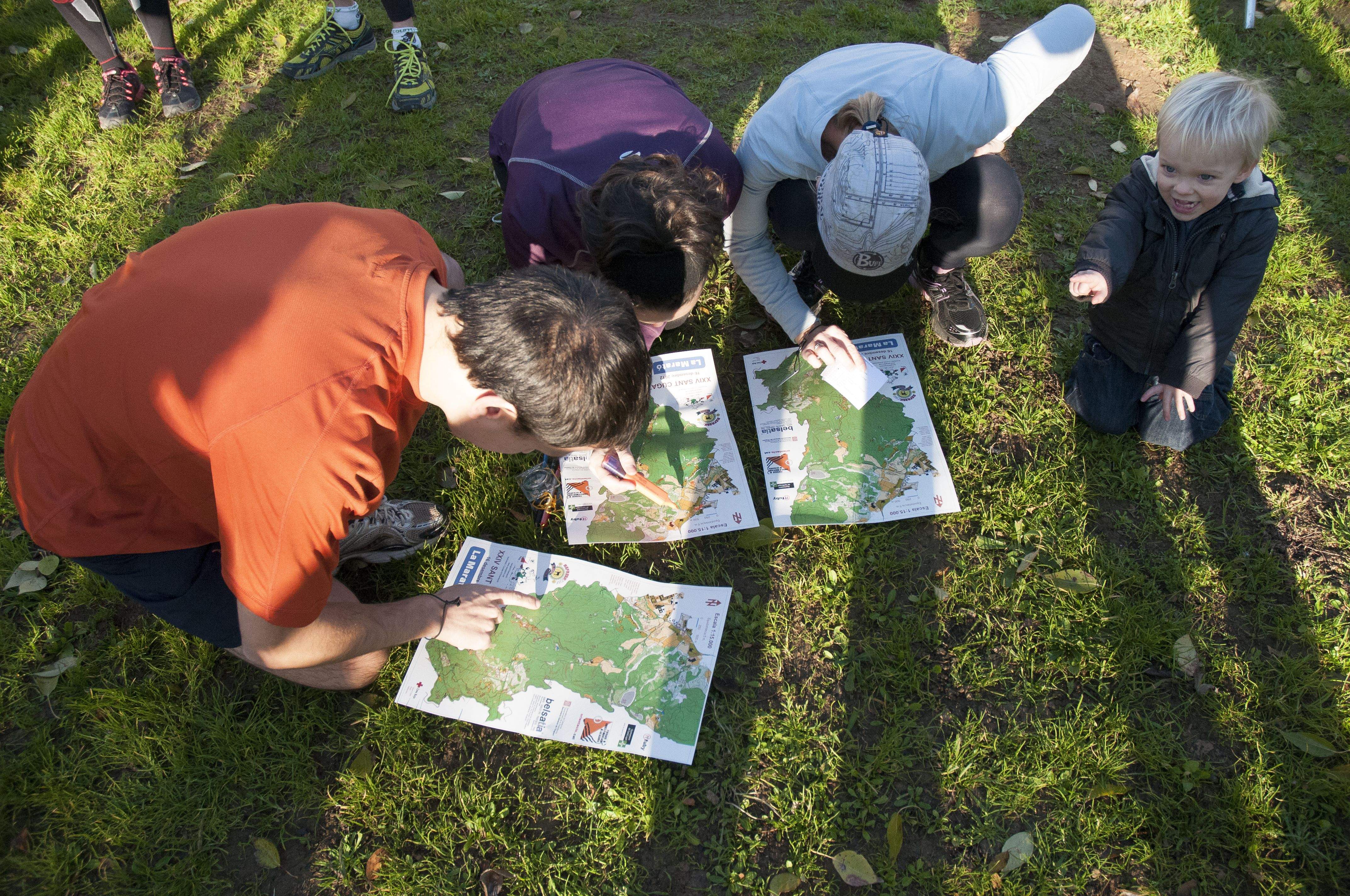 Imatge d'arxiu del 2012 de la cursa d'orientació de la Marató de TV3. FOTO: David Molina