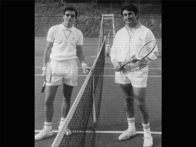 Ignacio Lacarte a l'esquerra