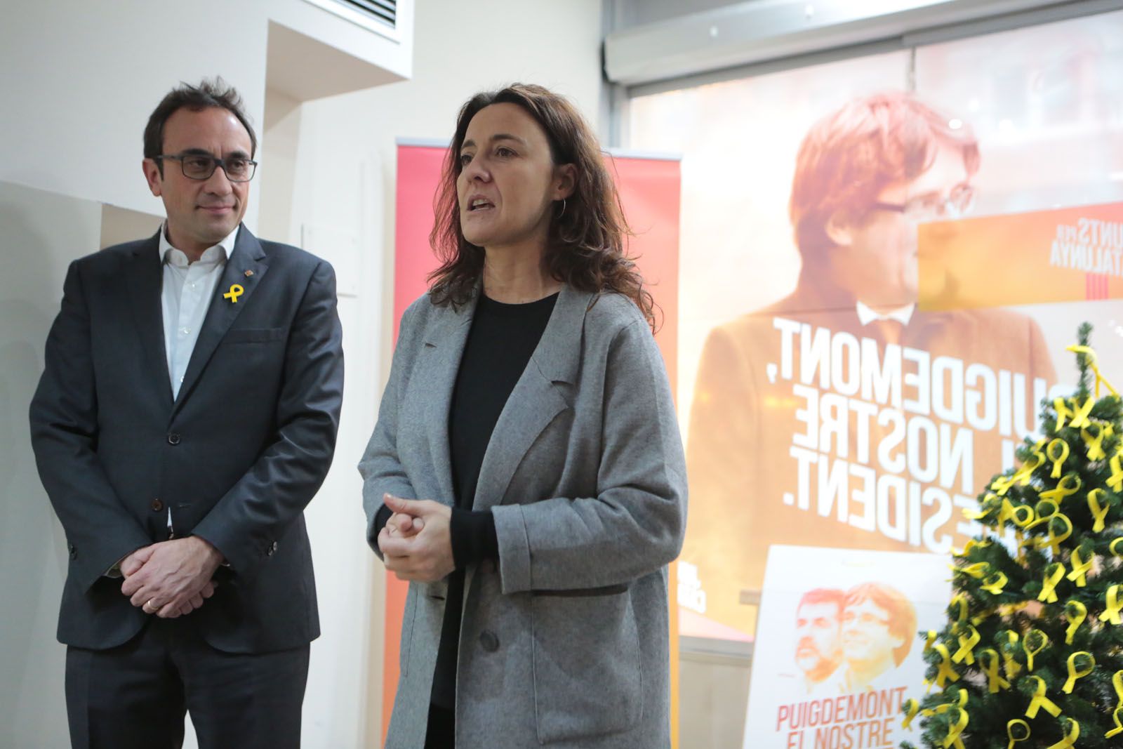 Josep Rull i Mercè Conesa FOTO: Artur Ribera