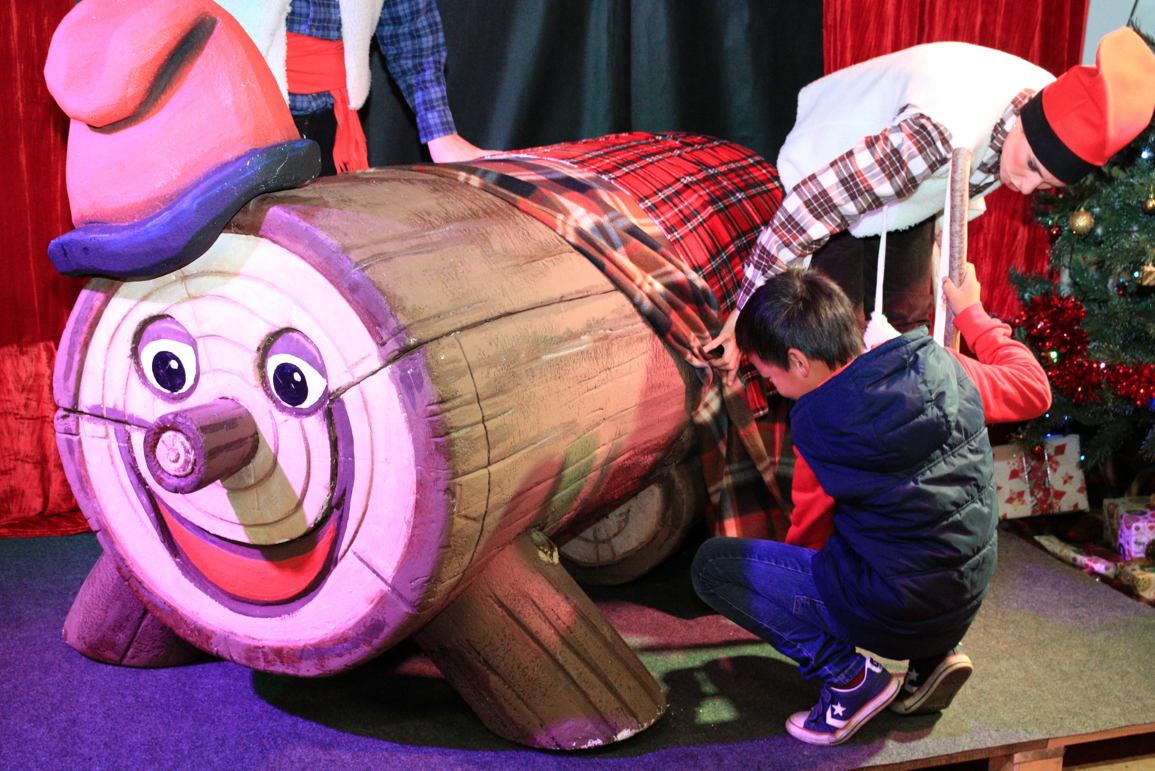 Els infants de la Floresta podran fer cagar el tió FOTO: Lali Álvarez